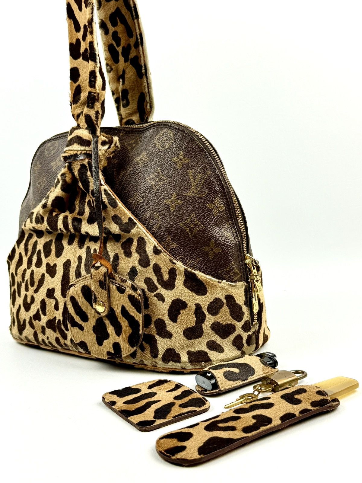 Louis Vuitton Louis Vuitton - Alaïa - 1996 - LaCentenaire - Leopard - Alma Size ONE SIZE - 4 Thumbnail