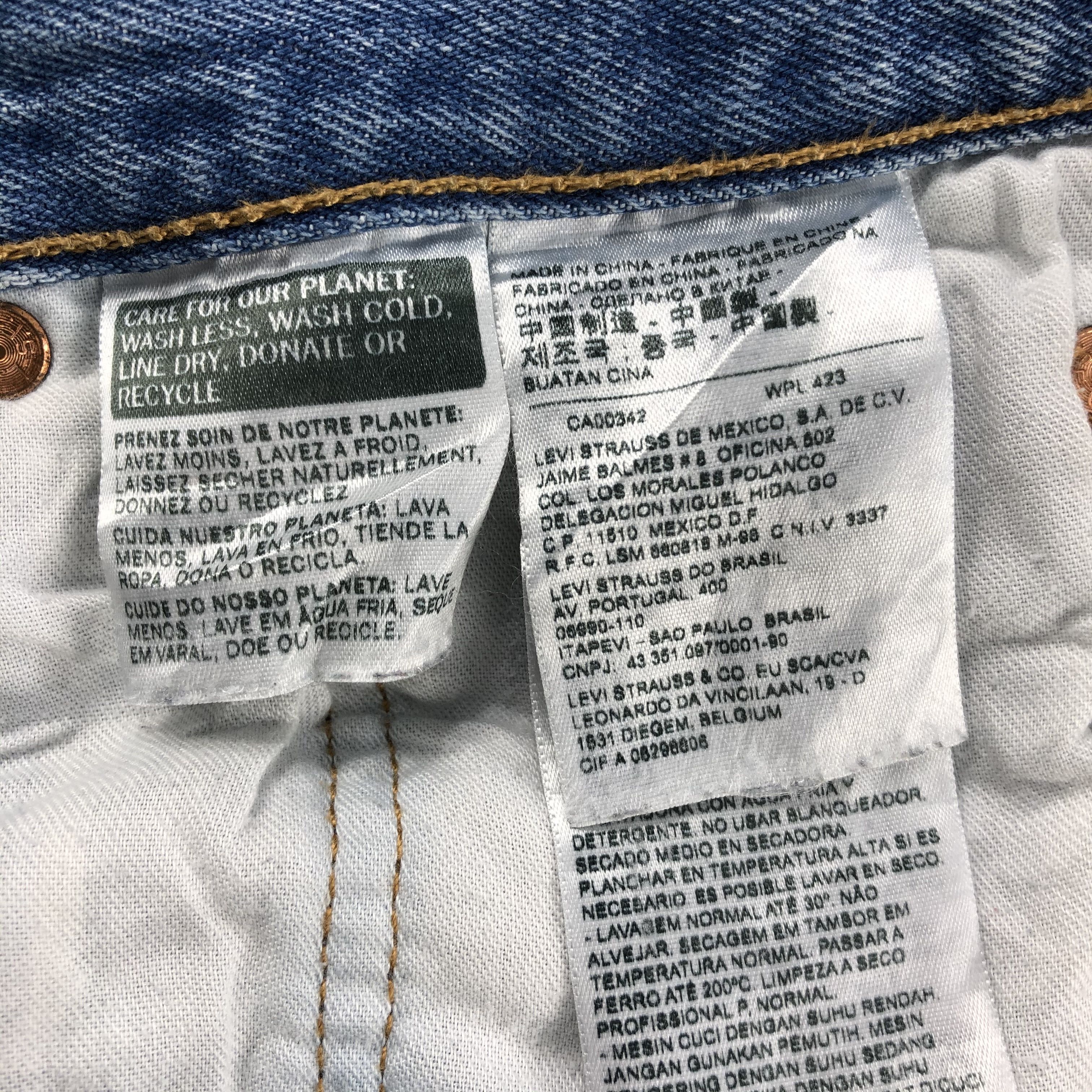 Levi's × Vintage Vintage Distress Levis 501 Jeans-JM1191 Size US 34 / EU 50 - 11 Thumbnail