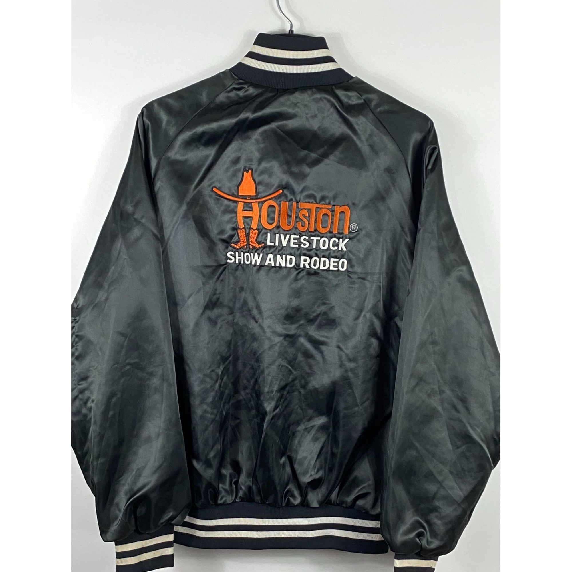 Vintage VNTG WestArk Houston Livestock Show & Rodeo Varsity Jacket X ...