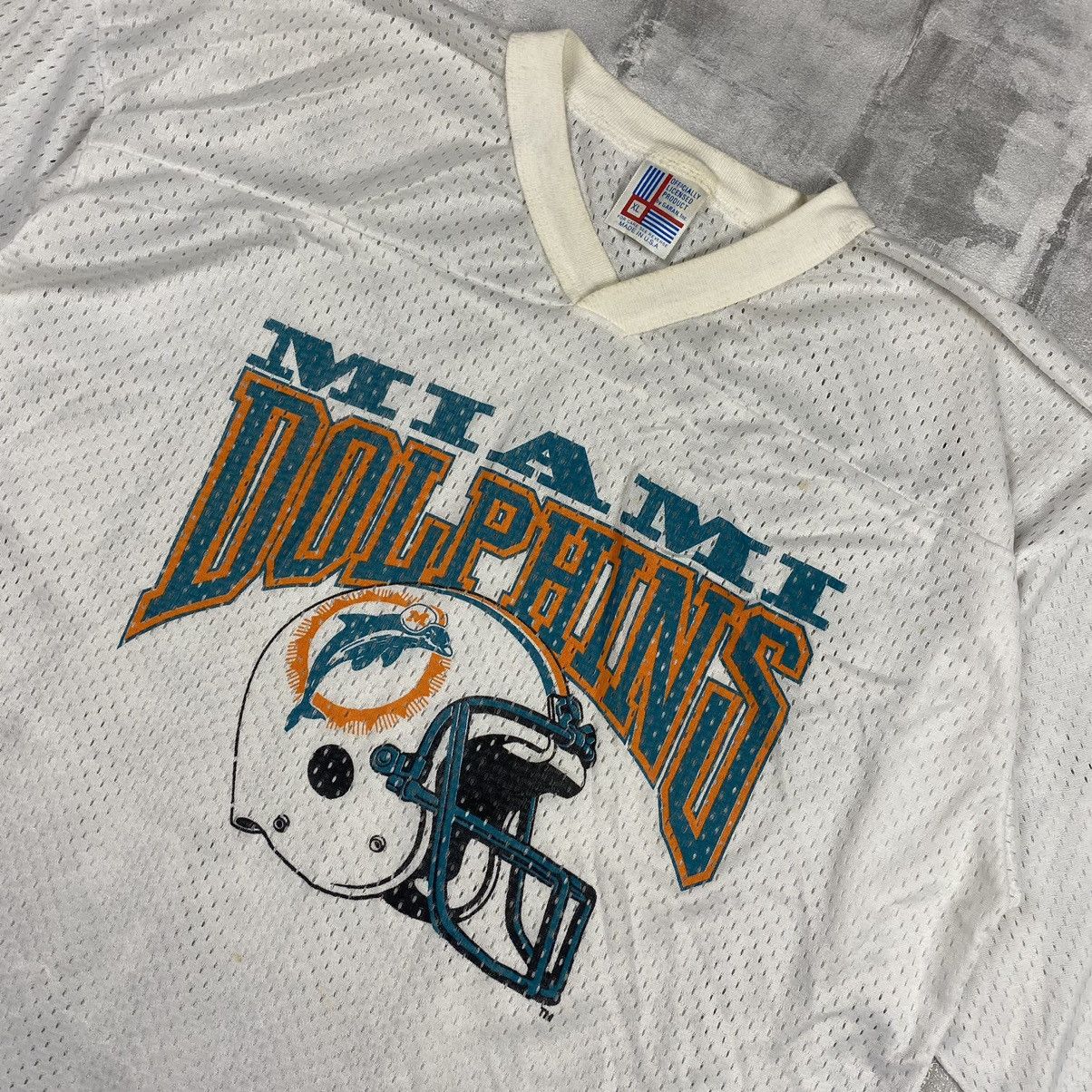 NFL × Vintage Miami Dolphins Vintage 90s Jersey T-Shirt Size US XL / EU 56 / 4 - 2 Thumbnail