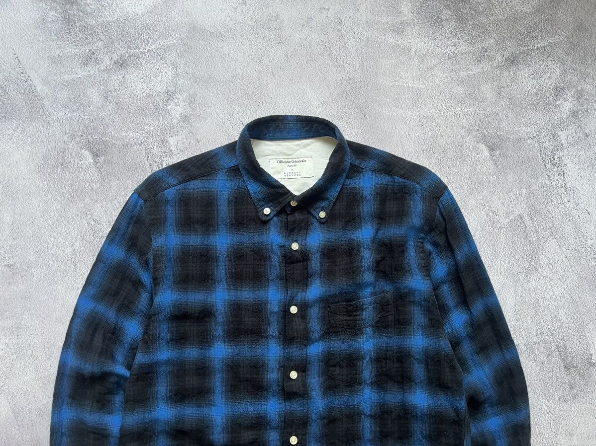 Officine Generale Officine Generale Paris Cotton Flannel Shirt Men’s Size:M Size US M / EU 48-50 / 2 - 2 Thumbnail