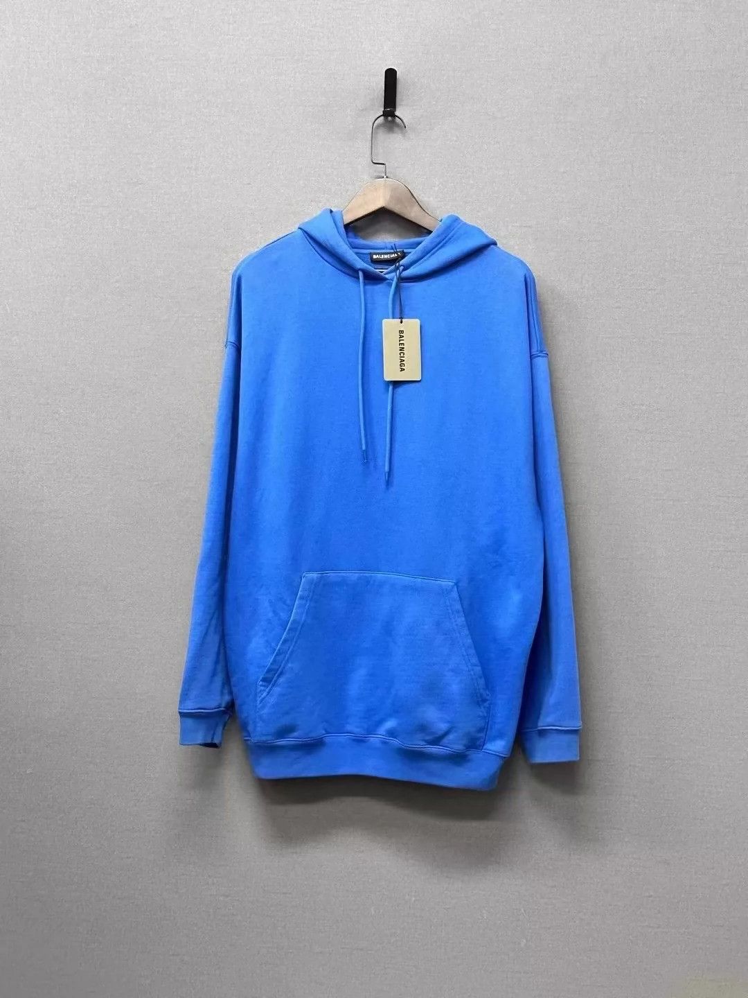 Balenciaga Balenciaga Blue Back Logo Hoodie Size US M / EU 48-50 / 2 - 1 Thumbnail