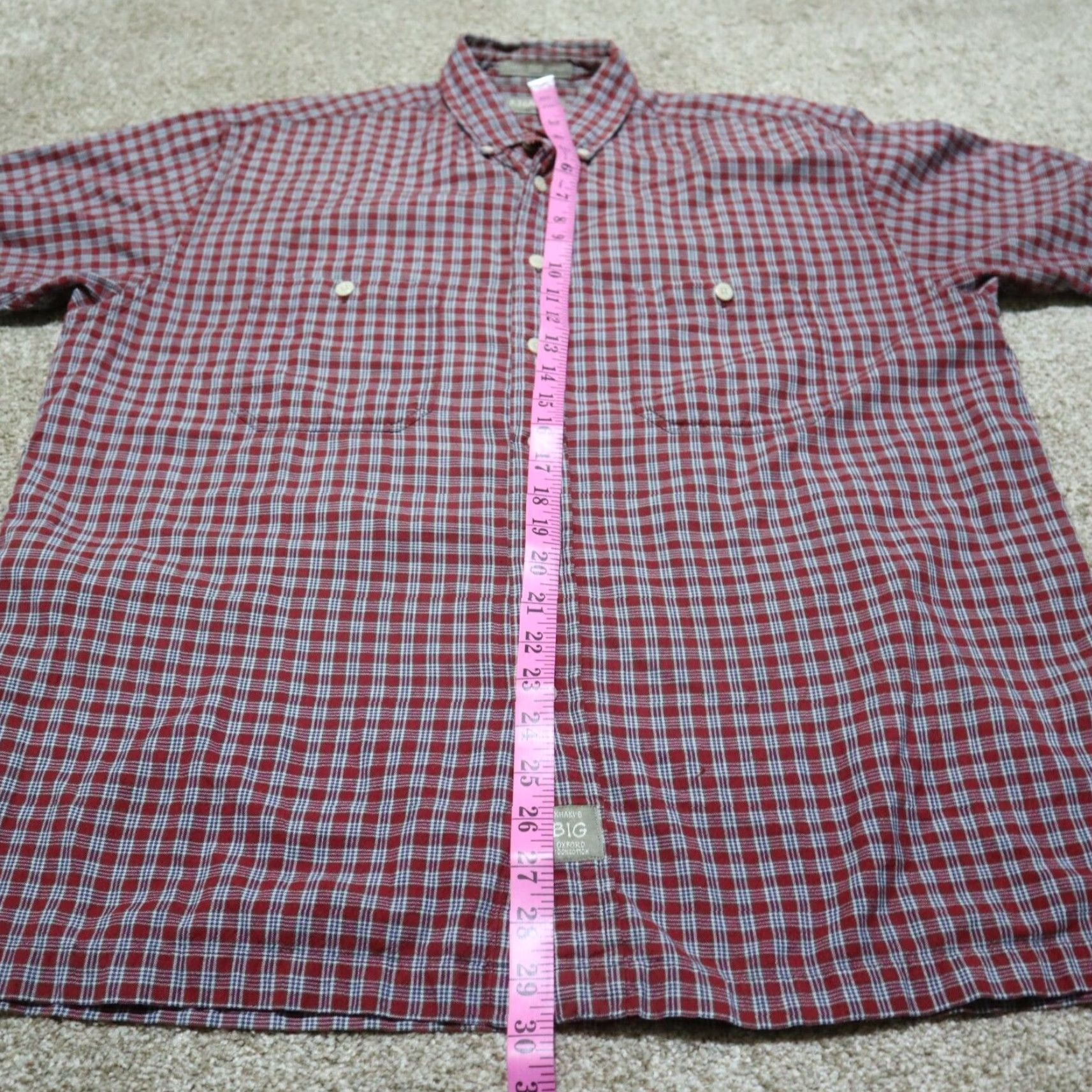 Mountain Khakis MOUNTAIN KHAKIS Button-Up Shirt Plaid Red Outdoors Lightweight Casual Mens Medium Size US M / EU 48-50 / 2 - 5 Thumbnail