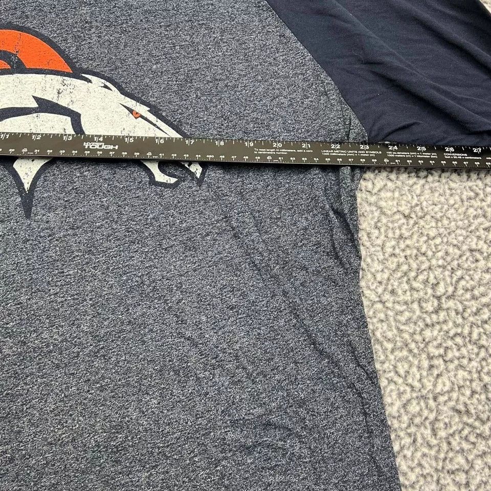 Majestic × Vintage Denver Broncos Shirt Men Majestic 3/4 Sleeve Crew Neck 2XL Size US XXL / EU 58 / 5 - 4 Thumbnail