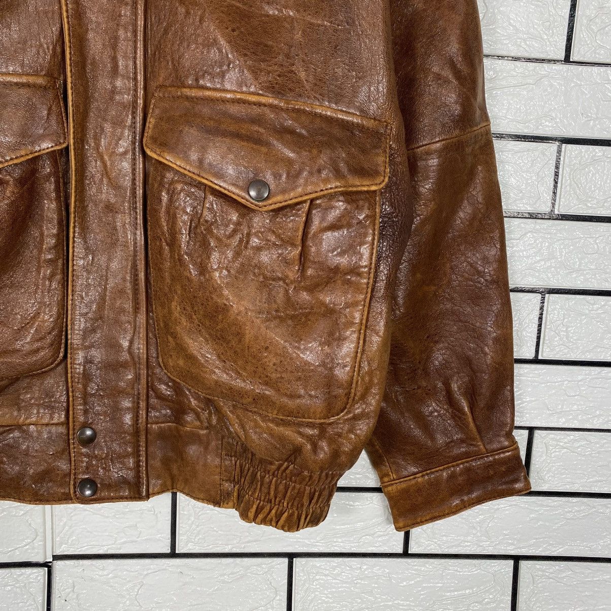 Issey Miyake Vintage Leather Jacket Strath Conar Blanket Fly Size US M / EU 48-50 / 2 - 6 Thumbnail
