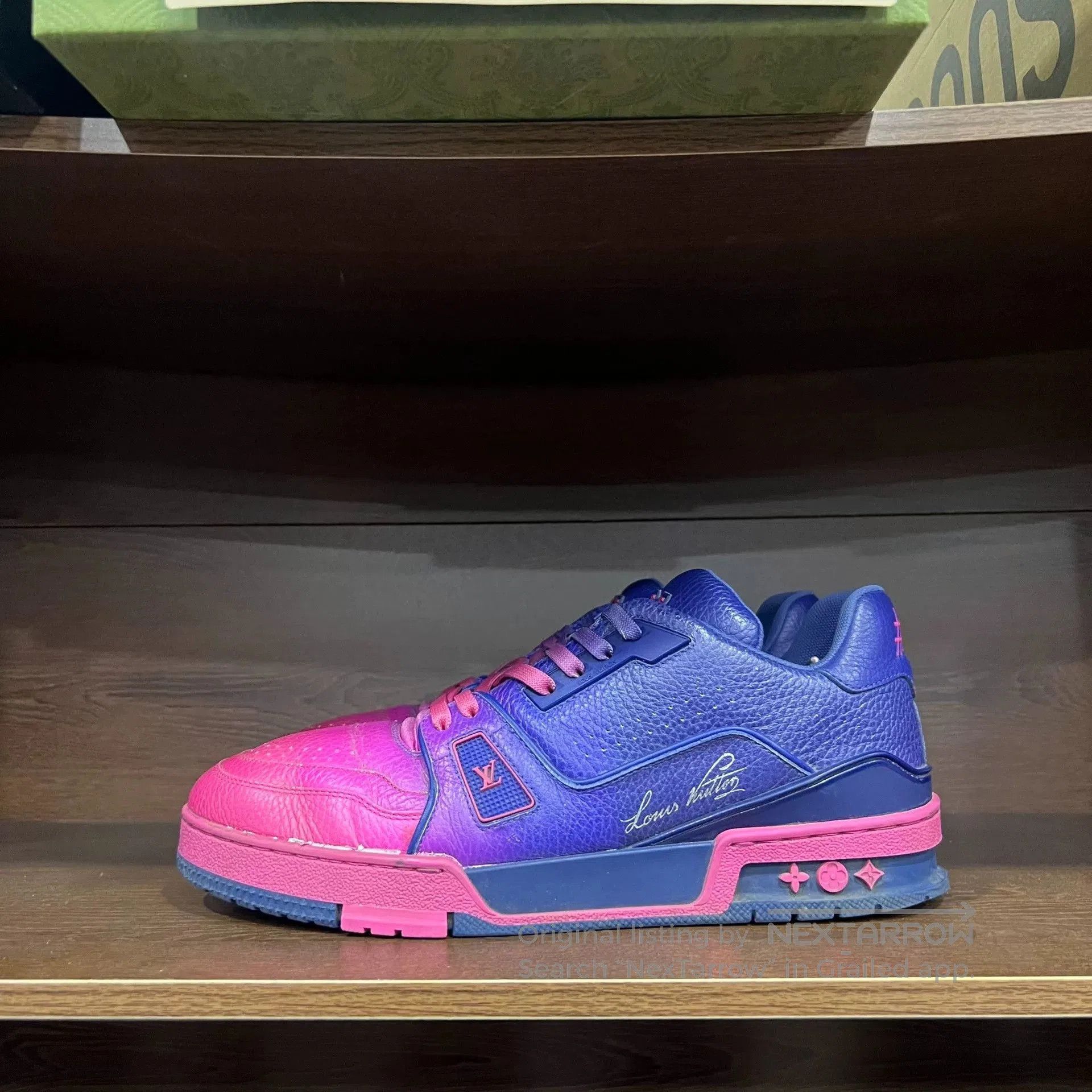 Louis Vuitton LV Trainer Gradient Pink Purple. Size US 9 / EU 42 - 1 Thumbnail