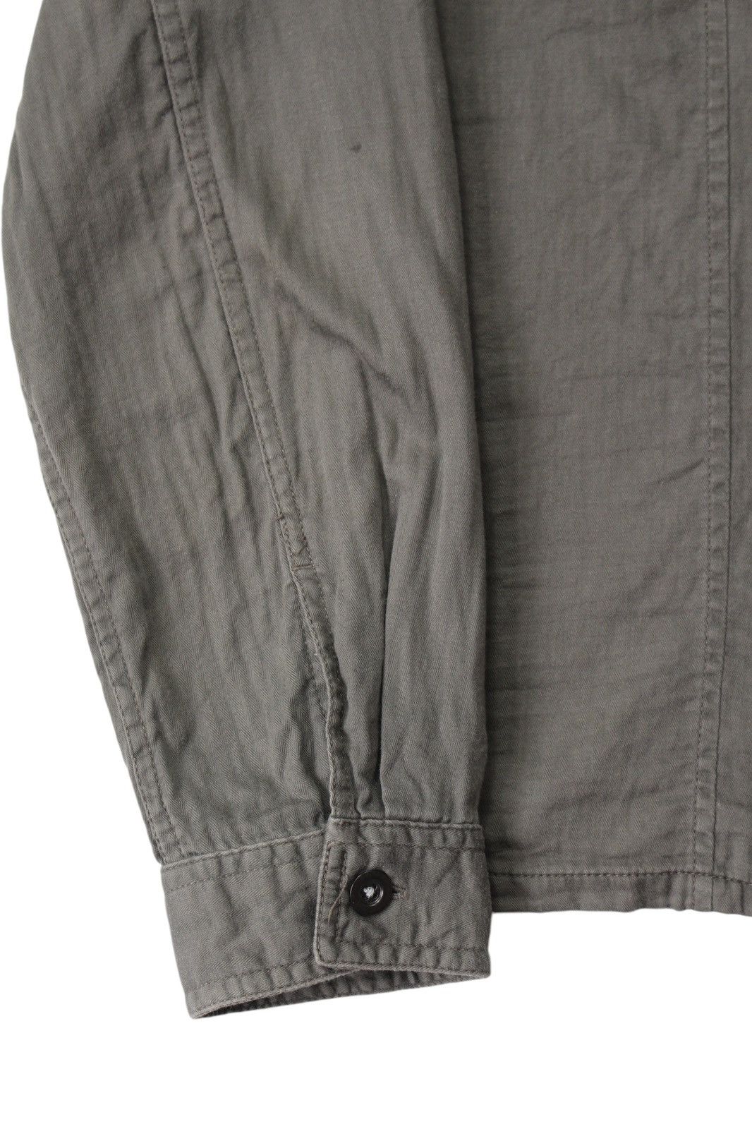 Japanese Brand × Uniqlo UNIQLO SUPER HEAVY MILITARY SHIRT Size US L / EU 52-54 / 3 - 3 Thumbnail