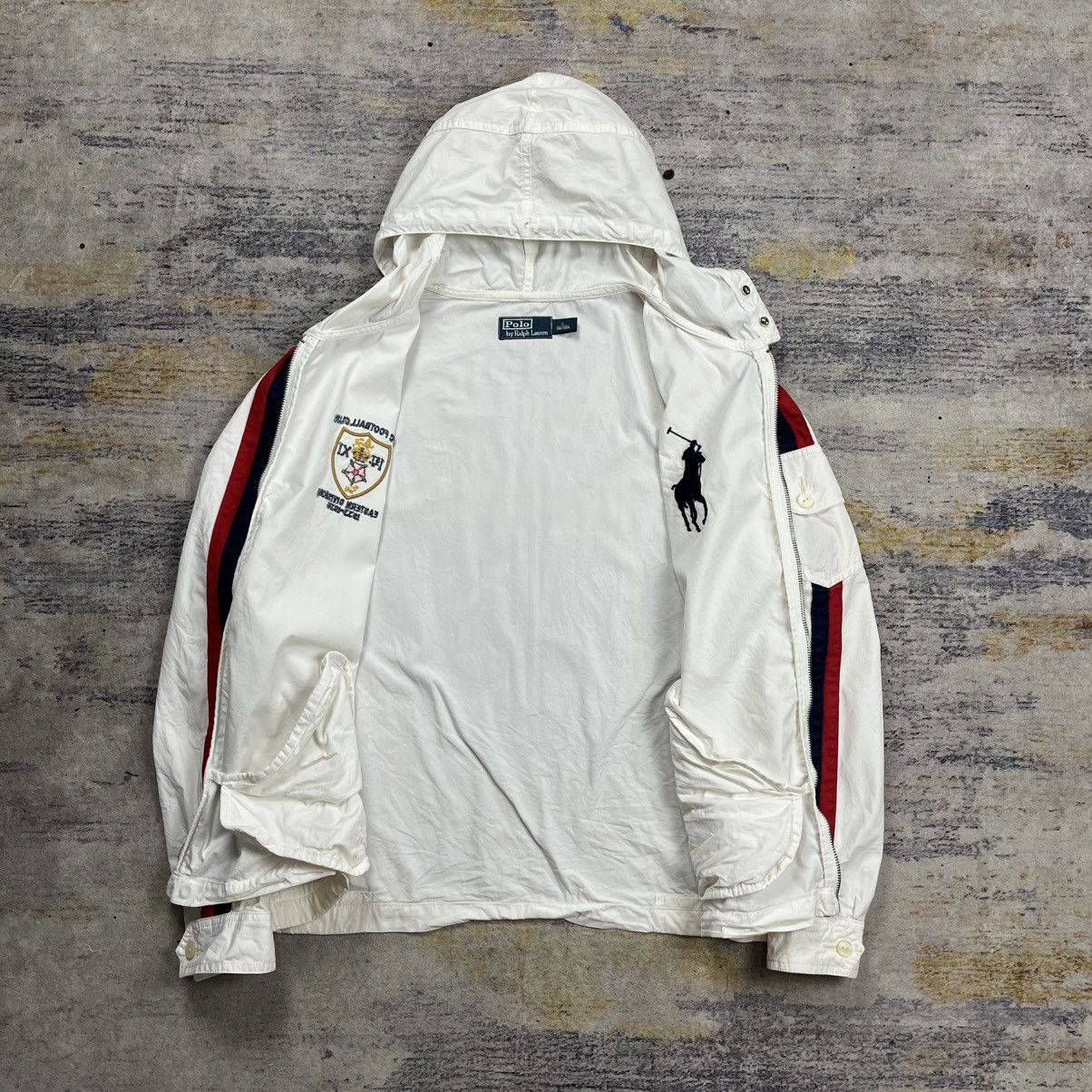 Polo Ralph Lauren Vintage Polo ralph lauren foot ball club jacket Size US L / EU 52-54 / 3 - 13 Thumbnail