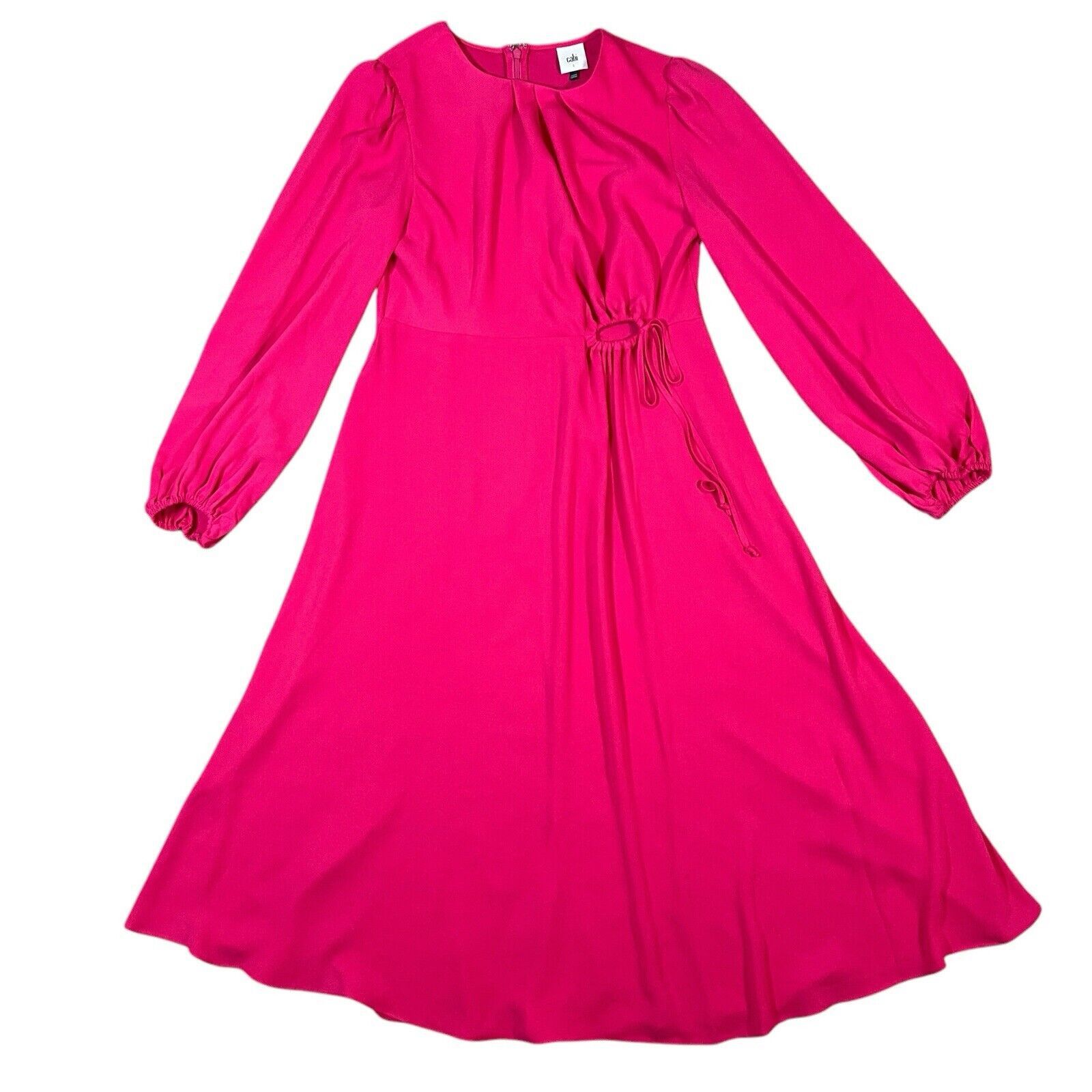 Other CAbi Delight Midi Dress Fushcia Hot Pink Cutout Size Small Size S / US 4 / IT 40 - 2 Thumbnail