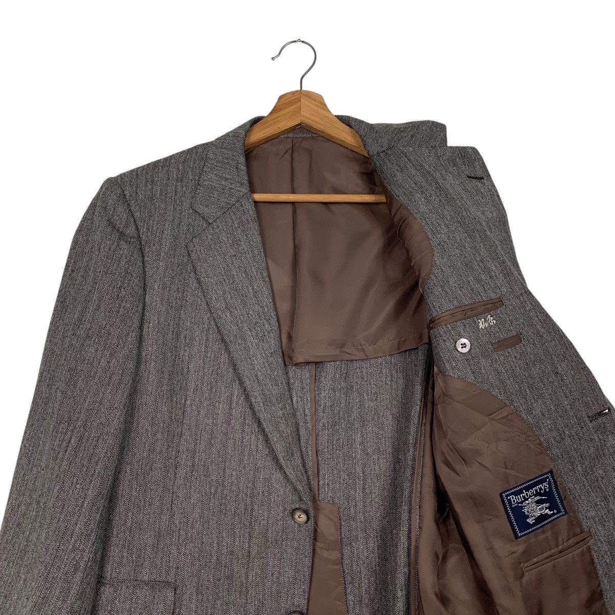 Burberry 90’s BURBERRYS Wool Suit Jacket Blazers #2315-C103 Size US M / EU 48-50 / 2 - 10 Thumbnail