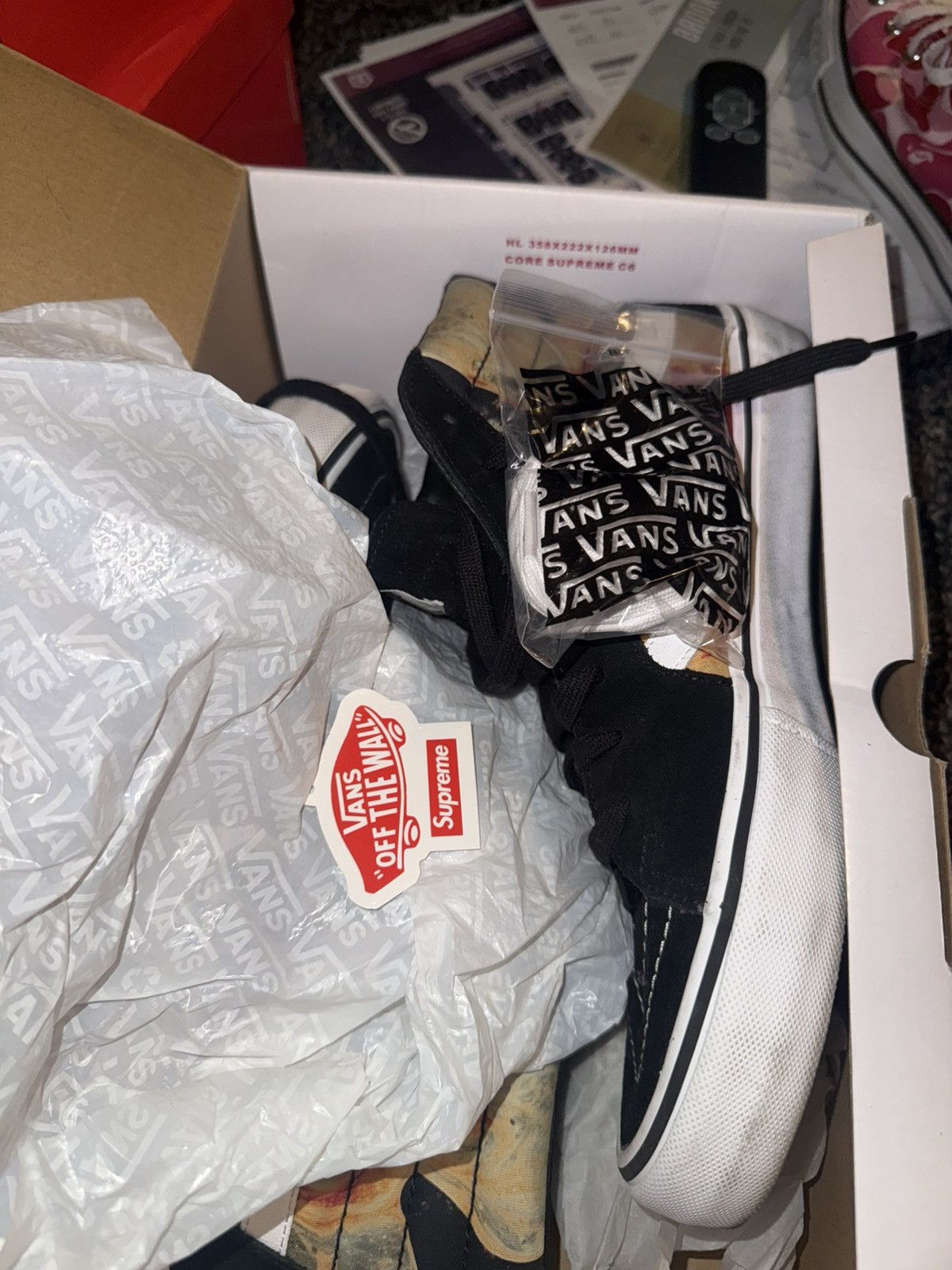 Supreme × Vans Andres Serrano Supreme Vans Sk8-hi Pro “blood sperm” Size US 10.5 / EU 43-44 - 1 Thumbnail