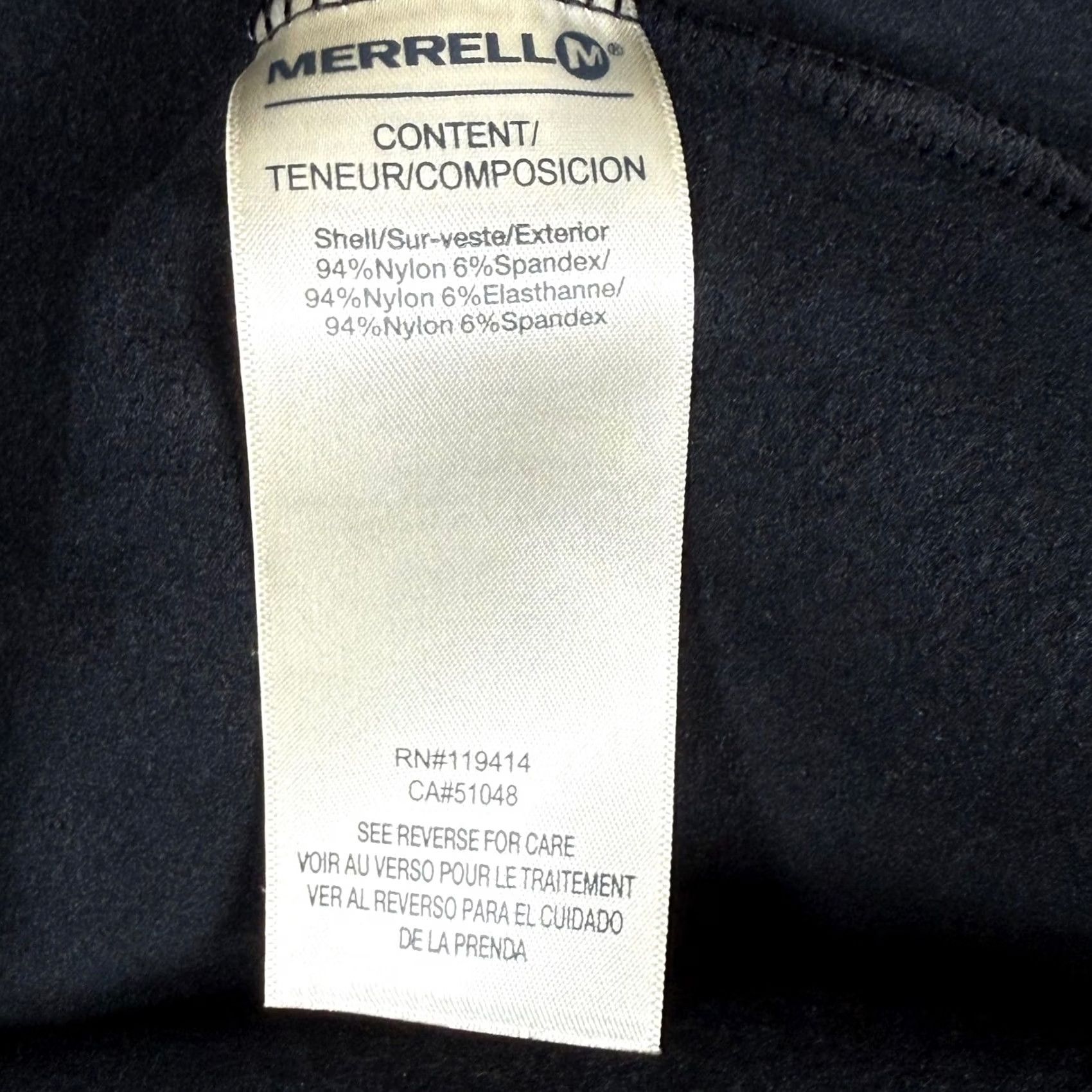 Merrell Merrell Hoodie M Select Regulate Black Fleece Outdoor Hooded Pullover Thumbhole Womens Size M / US 6-8 / IT 42-44 - 4 Thumbnail