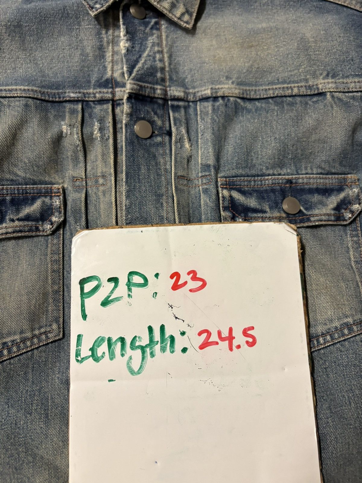 John Elliott John Elliot denim jacket Size US XL / EU 56 / 4 - 7 Thumbnail