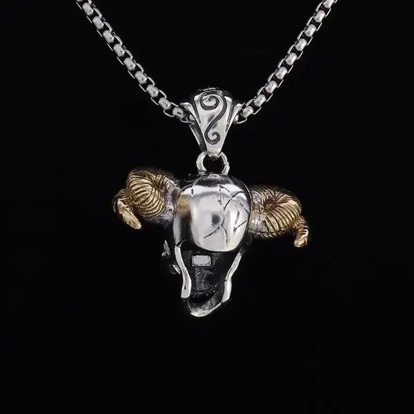 Jewelry × Vintage Devil Goat Skull Necklace Size ONE SIZE - 2 Thumbnail