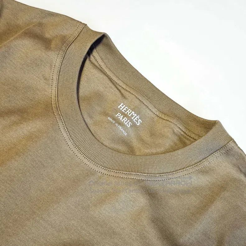 Hermes Hermes Elephant Gray Embroidered Pocket Short Sleeve T-Shi Size XS / US 0-2 / IT 36-38 - 4 Thumbnail