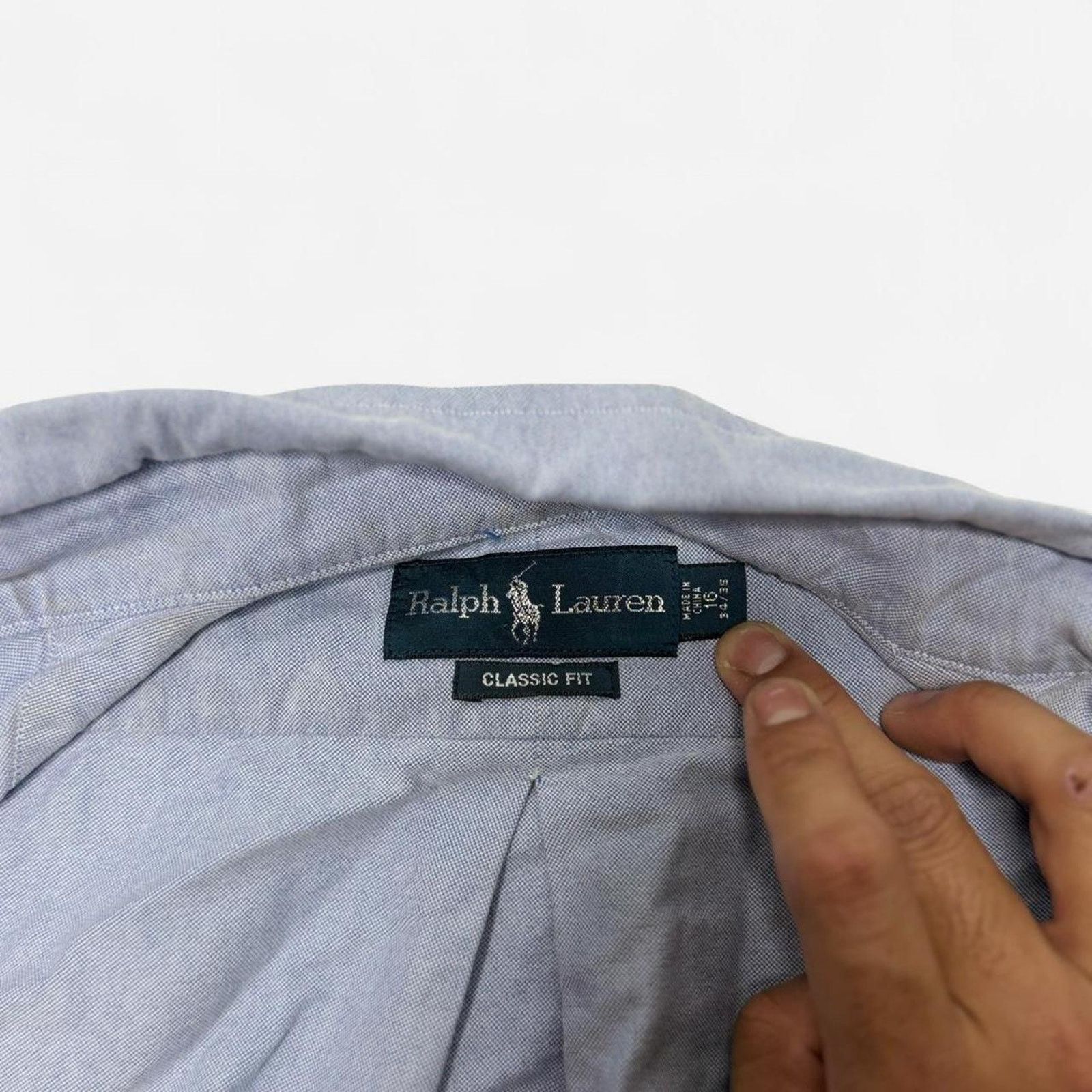 Ralph Lauren Ralph Lauren Classic Fit Light Blue Button Down Men’s Large Size US L / EU 52-54 / 3 - 4 Thumbnail