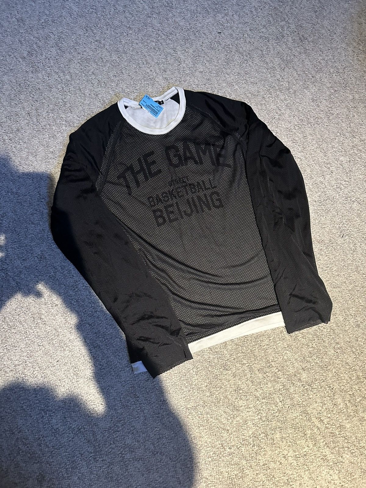 image of Dolce Gabbana Basketball Longsleeve in Black, Men's (Size Medium)