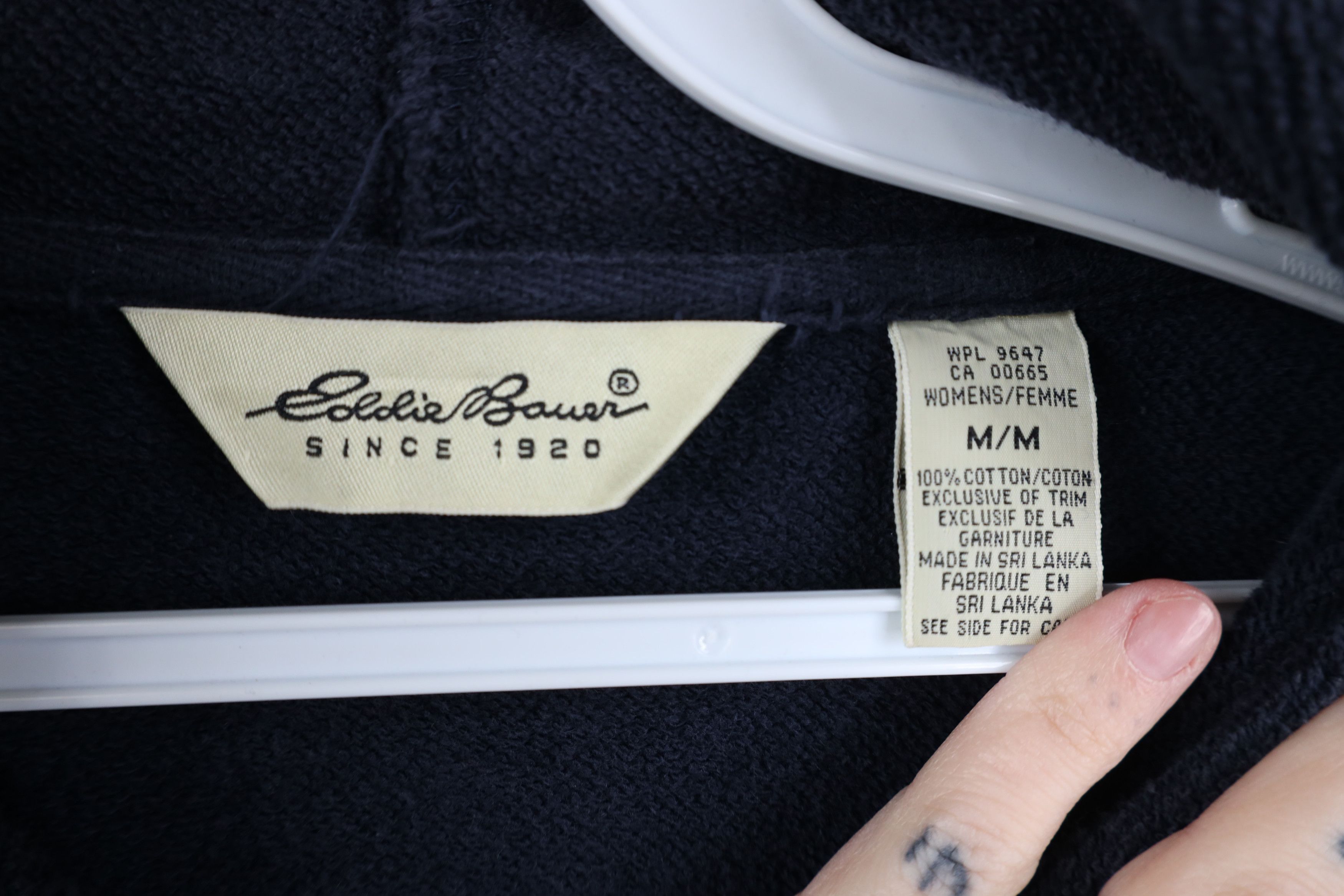 Eddie Bauer Vintage 90s Eddie Bauer Oversized Baggy Sun Faded Zip Hoodie Size M / US 6-8 / IT 42-44 - 11 Thumbnail