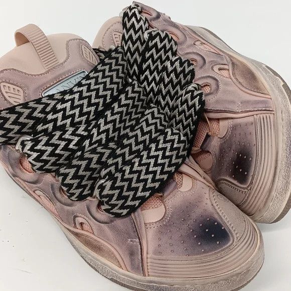 Lanvin Lanvin Men's Curb Chunky Distressed Sneakers - EU43/US10 Size US 10 / EU 43 - 7 Thumbnail