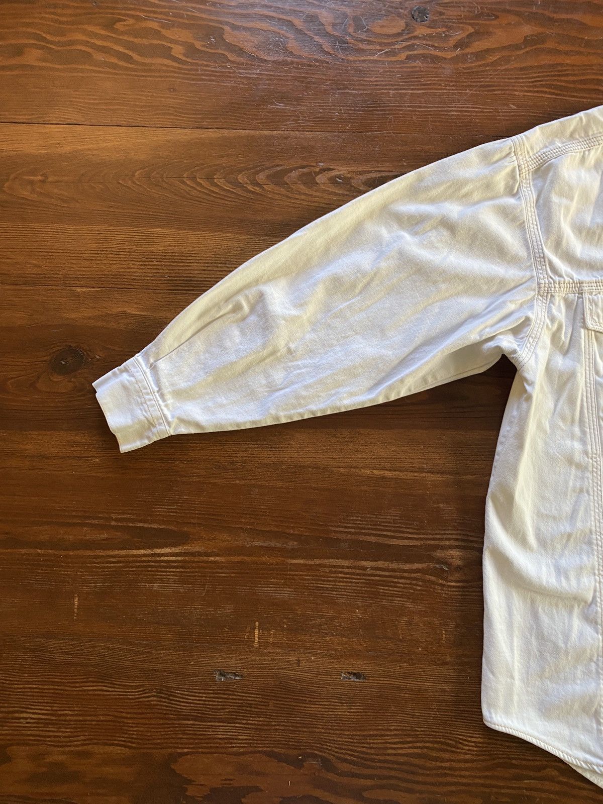 Levi's Vintage 90’s Levi’s Women’s White Long Sleeve Snap Button Up Size M / US 6-8 / IT 42-44 - 12 Thumbnail