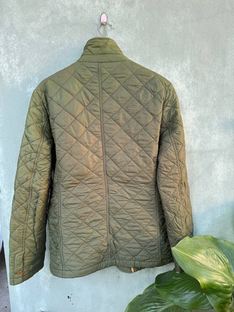 Barbour × Vintage Vintage Barboir green army puffer jacket Size US L / EU 52-54 / 3 - 2 Thumbnail