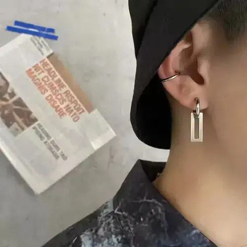 VIBE Retro punk earrings （1pairs） Size ONE SIZE - 4 Thumbnail