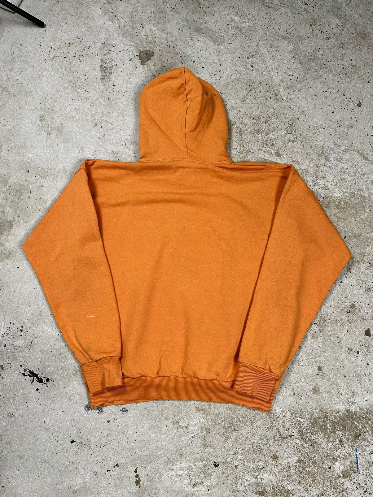 Diesel × Vintage Vintage Diesel Big Logo Reworked Boxy Orange Hoodie Size US L / EU 52-54 / 3 - 2 Thumbnail