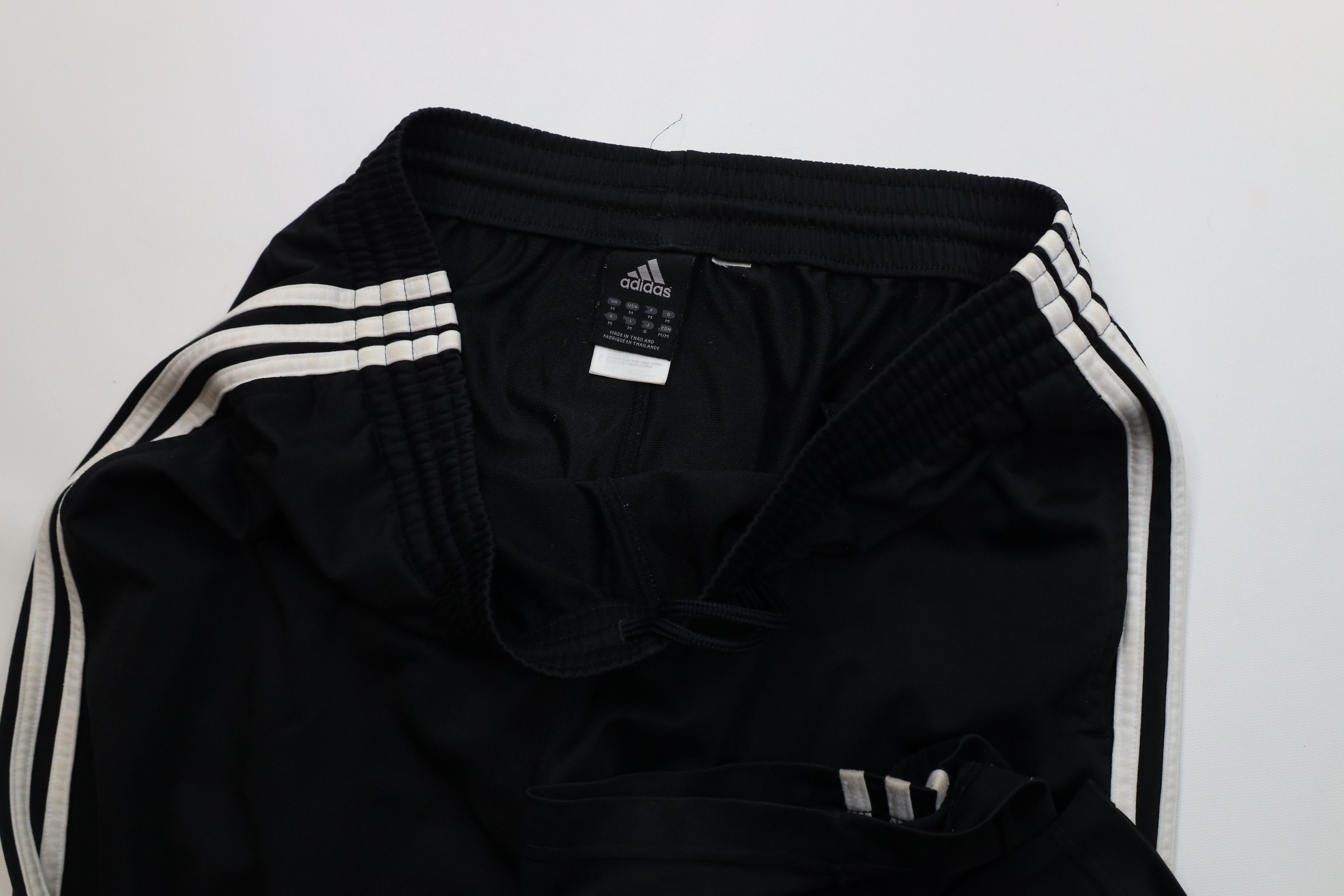 Adidas Vintage Y2K Adidas Striped Wide Leg Sweatpants Pants Black Size US 34 / EU 50 - 9 Thumbnail