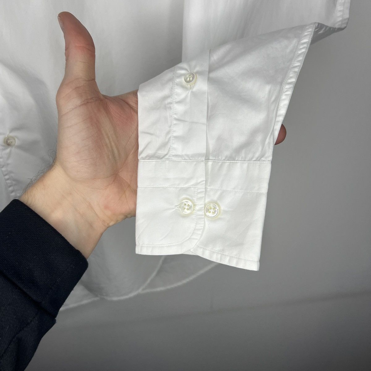 Loro Piana Loro Piana Shirt Button Up White Classic Luxury Basic Size US M / EU 48-50 / 2 - 7 Thumbnail