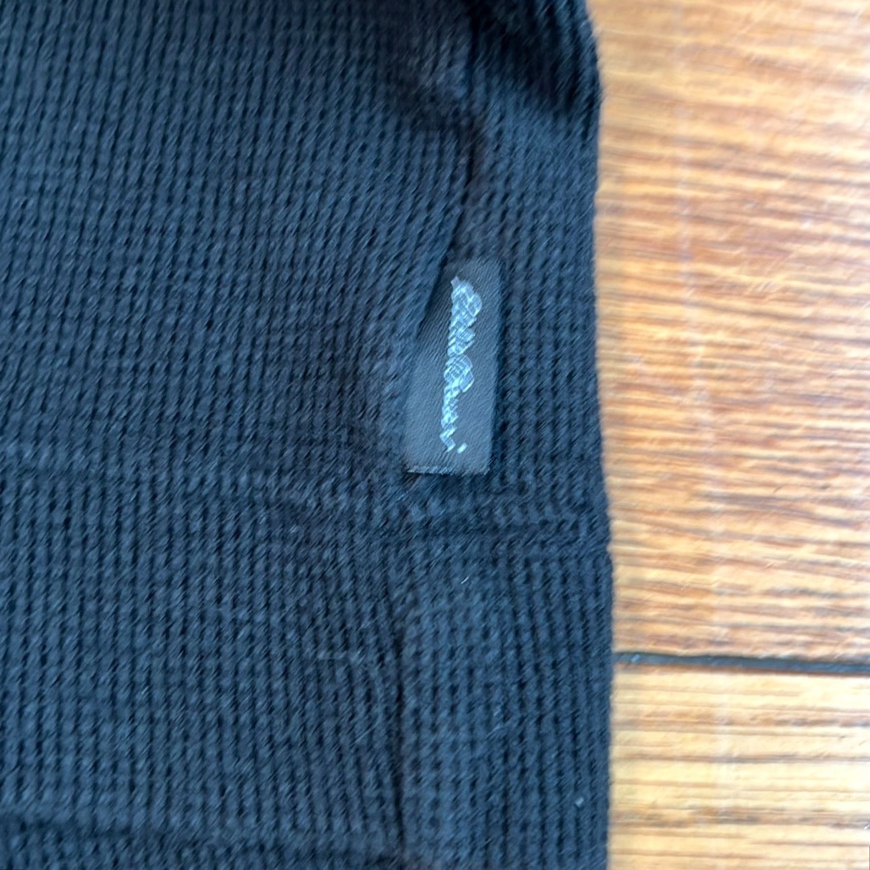 Eddie Bauer Eddie Bauer Blouse Shirt Women S Black 3/4 Sleeve Snap Front Collared 100% Cotton Modern Classic Size S / US 4 / IT 40 - 5 Thumbnail