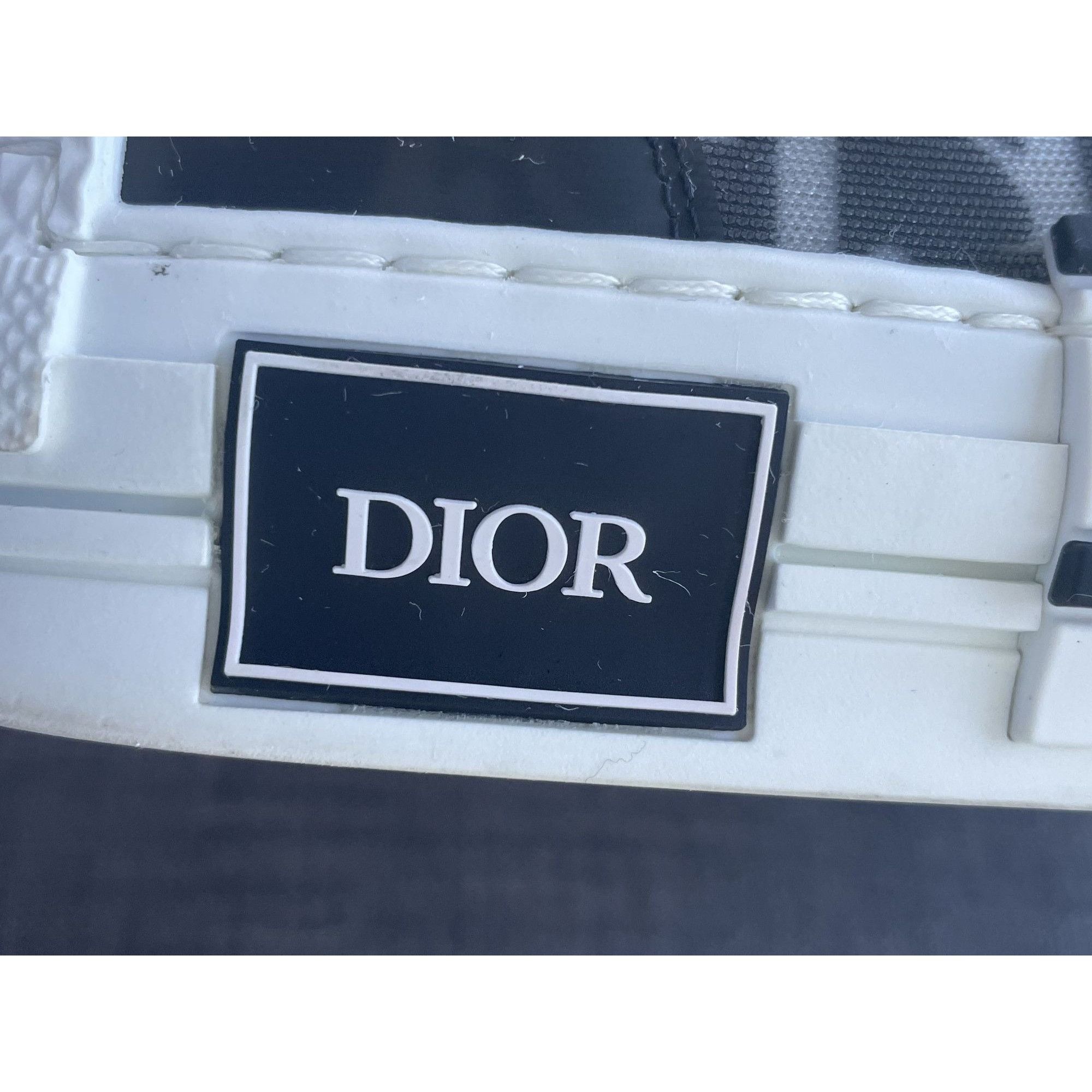Dior Dior Mens B23 Black & White Oblique High-Top Sneakers Size 4 Size US 8.5 / EU 41-42 - 11 Thumbnail