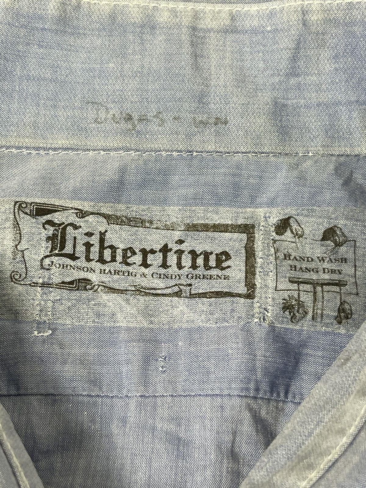 If Six Was Nine × Libertine × Seditionaries Rare! 🔥 Vintage Libertine Skull Seditionaries Button up Size US L / EU 52-54 / 3 - 5 Thumbnail
