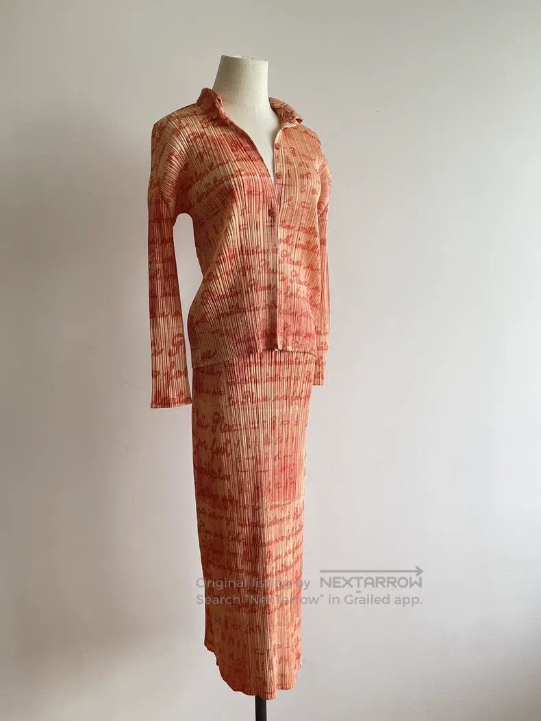 Issey Miyake Issey Miyake Orange Coat Size L / US 10 / IT 46 - 3 Thumbnail