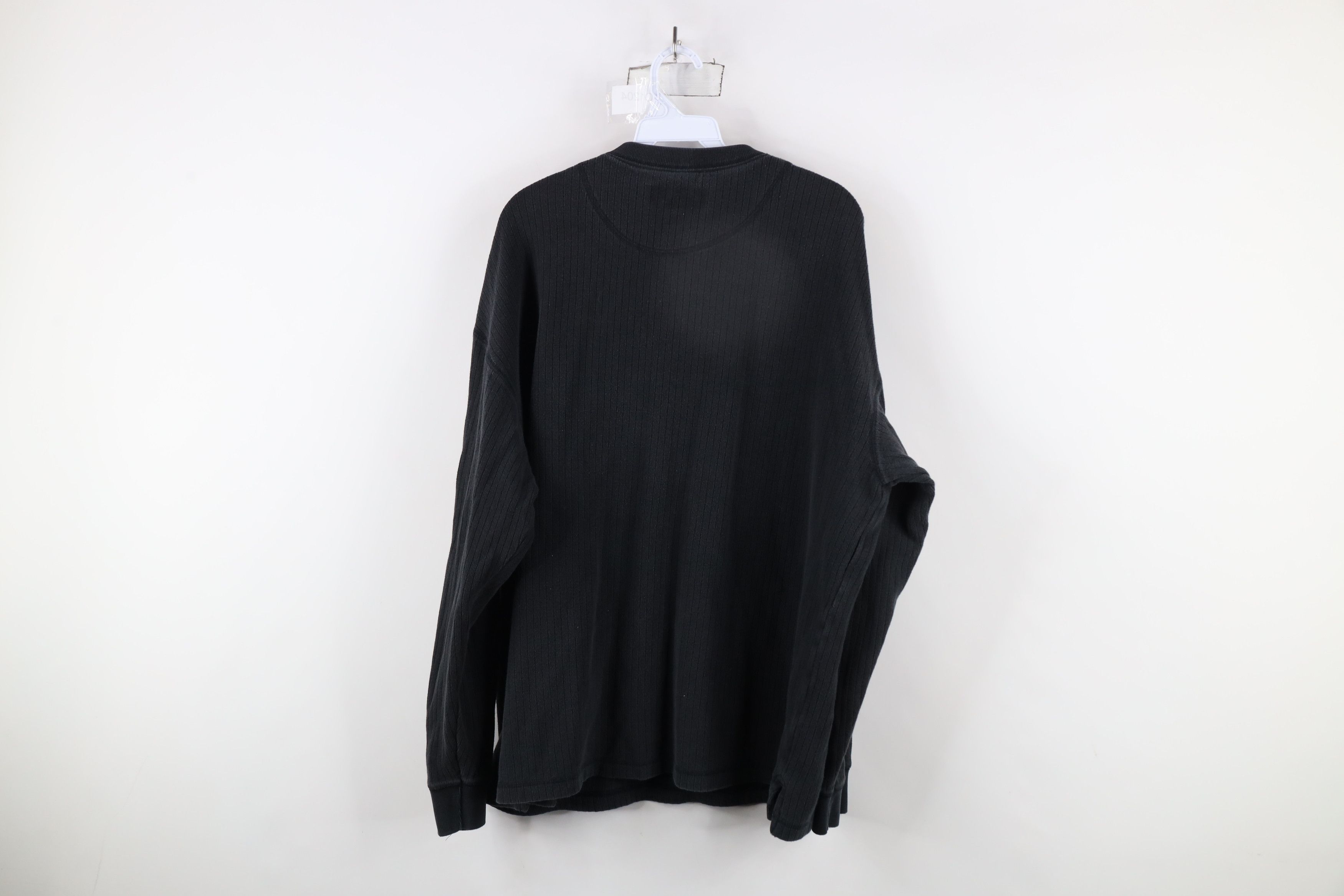 Vintage Vintage 90s Streetwear Knit Long Sleeve Henley T-Shirt Size US XXL / EU 58 / 5 - 10 Thumbnail
