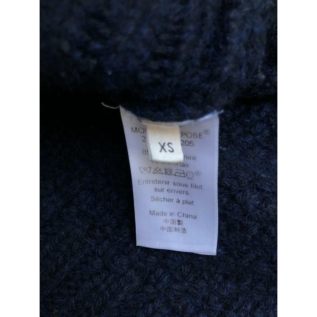 Celine Phoebe Philo Oversized Cashmere Cropped Sweater Size XS / US 0-2 / IT 36-38 - 5 Thumbnail