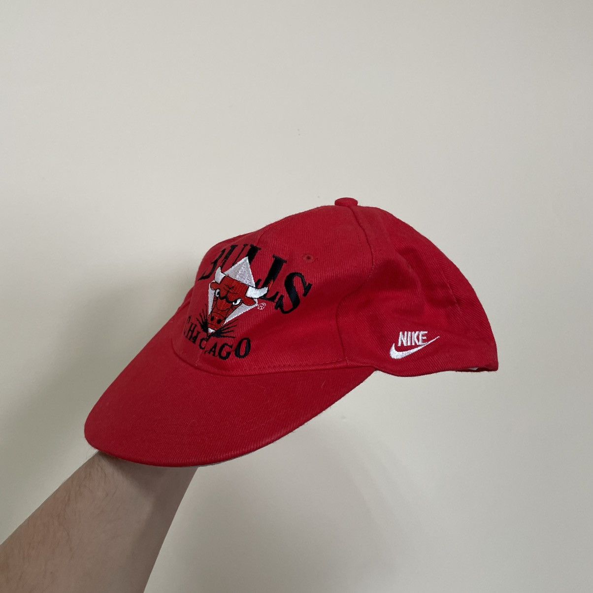 Rare Vintage 90s NBA Chicago Bulls nike cap hat - Main Image