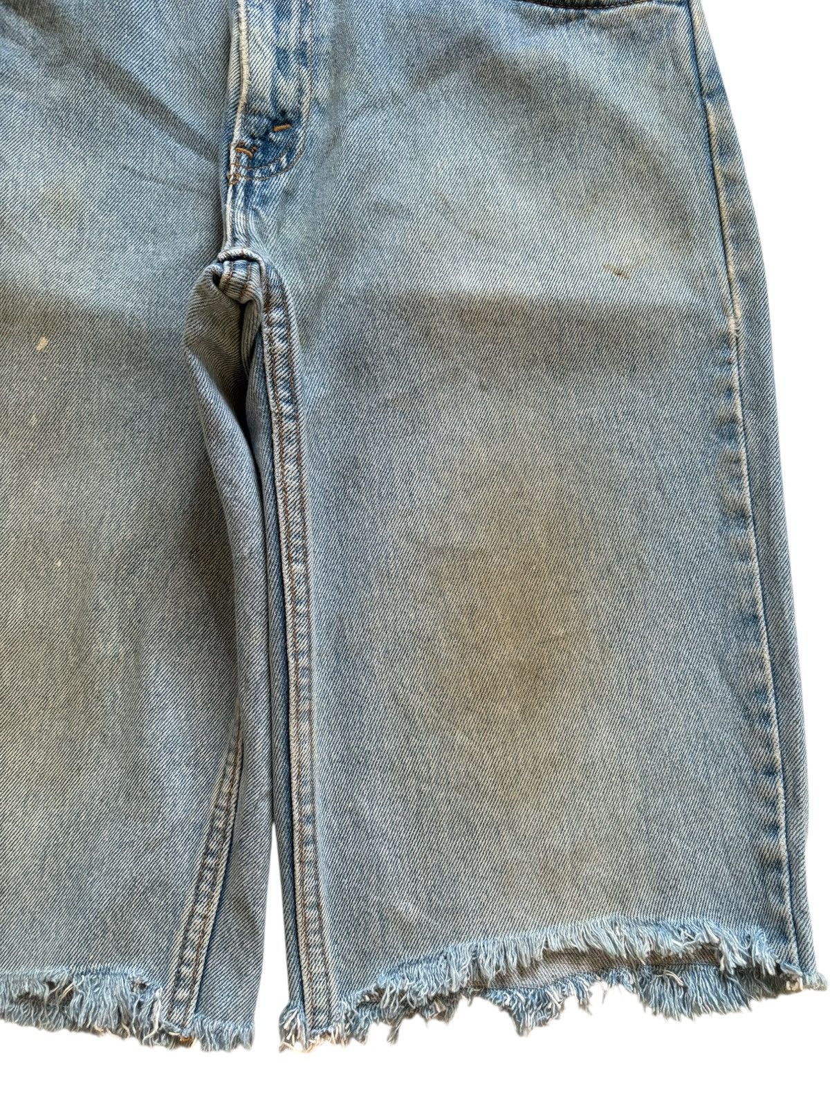 Levi's × Levi's Vintage Clothing Vintage 90s Levis 550 Orange Tab Mud Wash Baggy Jean Short Size US 31 - 9 Thumbnail