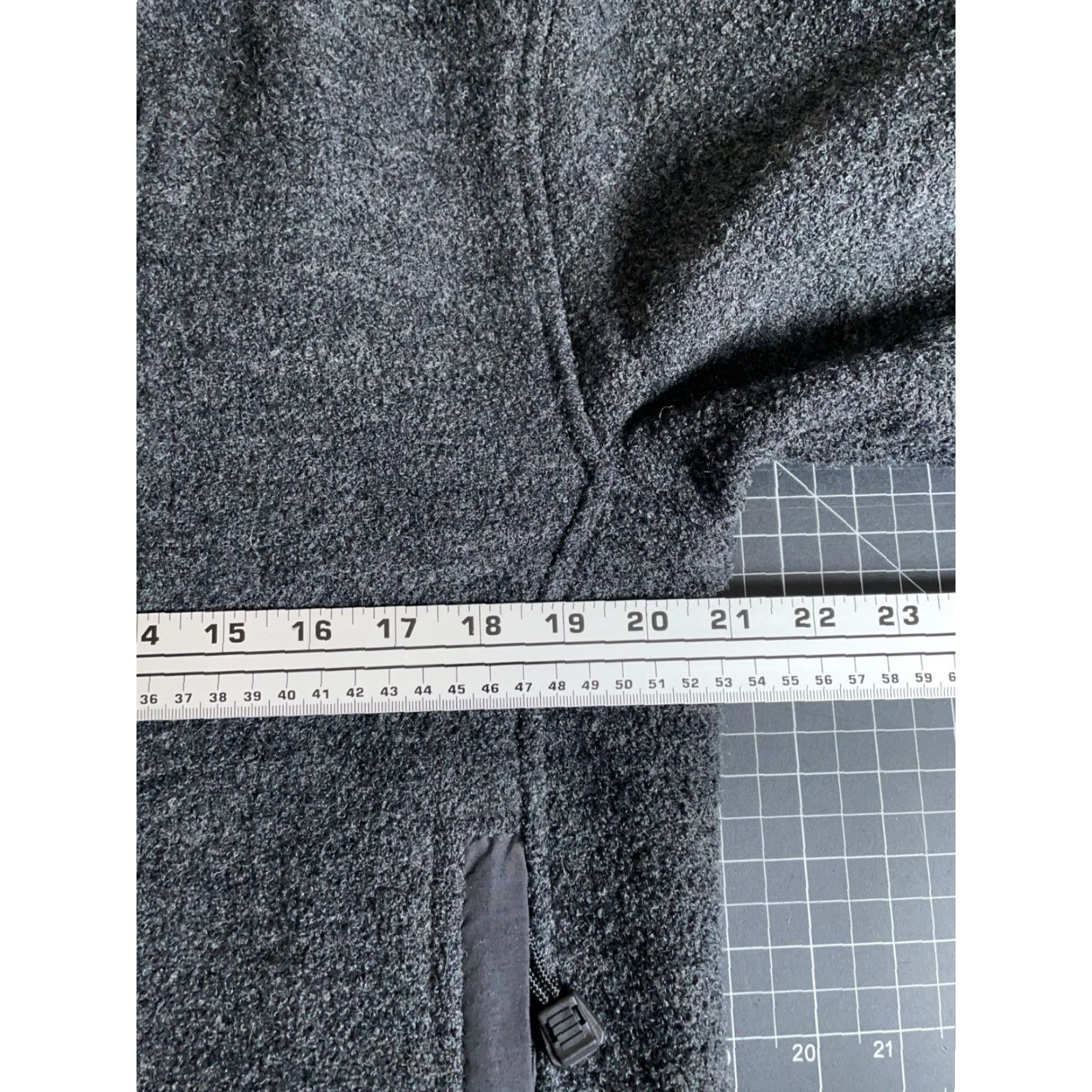 Vintage VINTAGE Woolrich Jacket Women’s Medium Dark Gray Zip Up Unlined Boiled Wool USA Made Regular Fit Pockets Full Zip 90s Outdoor Size M / US 6-8 / IT 42-44 - 5 Thumbnail