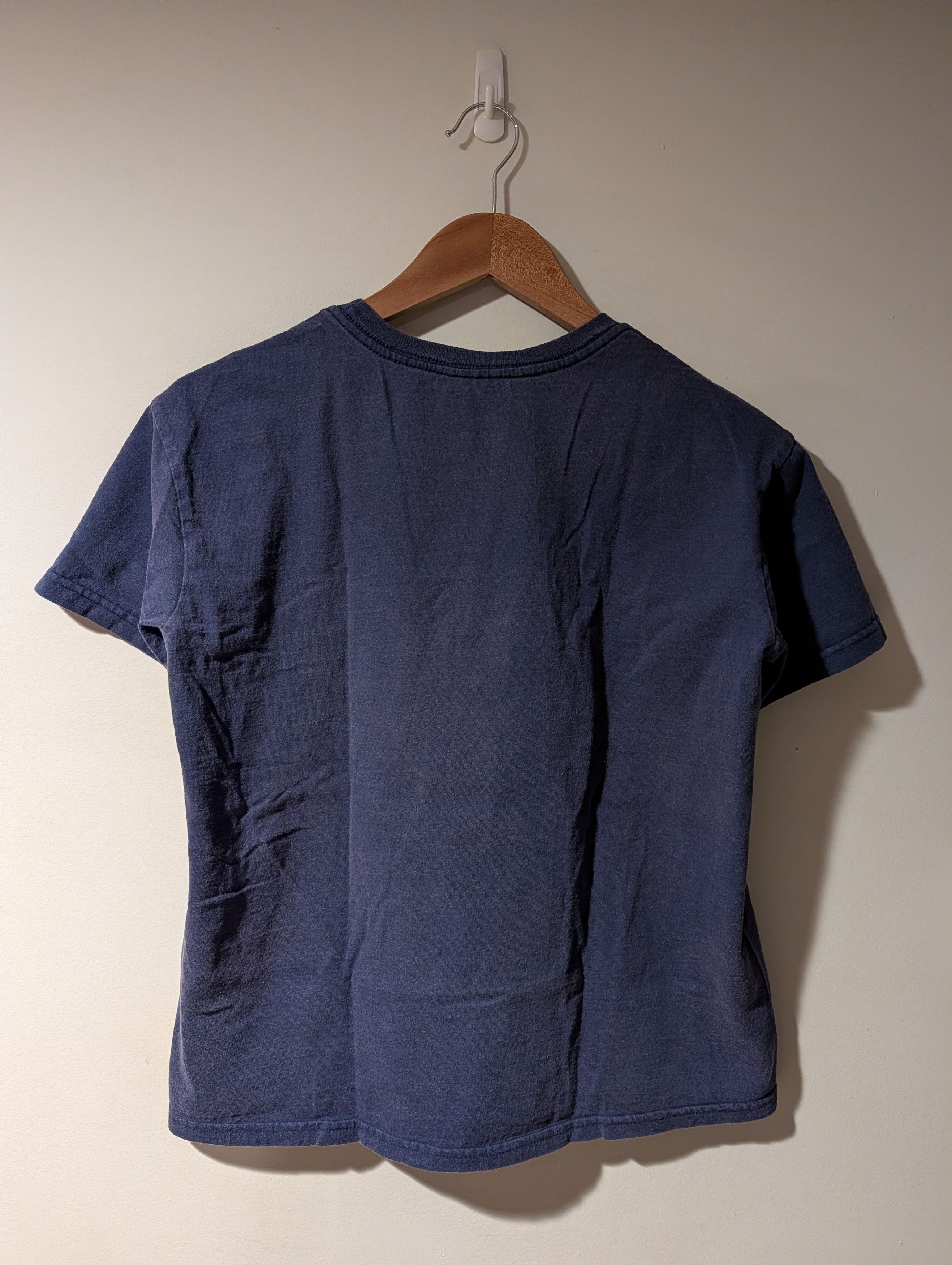 Nike Vintage 90s Just Do It Nike Womans 8-10 Blue Medium T-Shirt Size M / US 6-8 / IT 42-44 - 4 Thumbnail