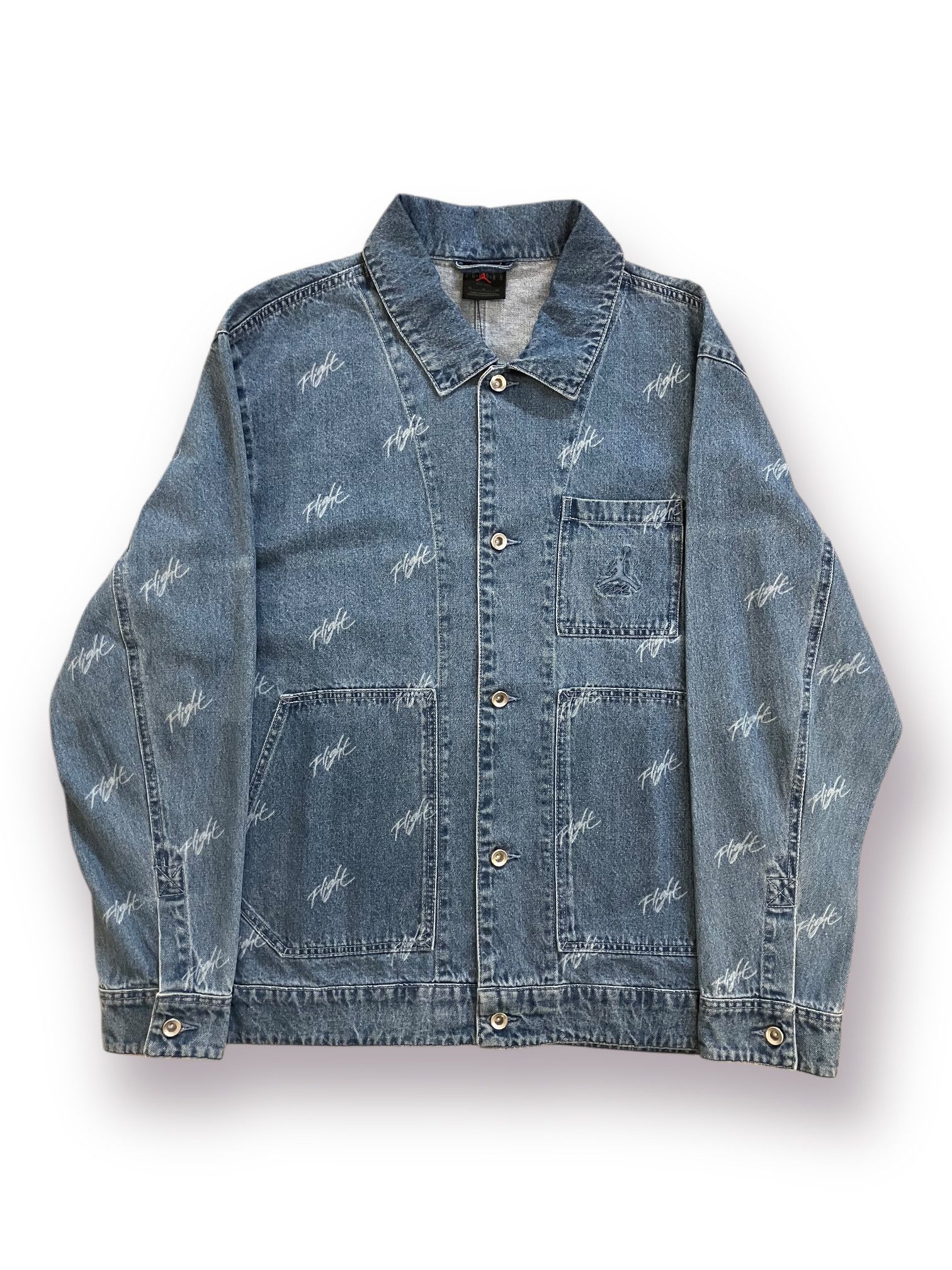 Jordan Brand Jordan Flight Heritage Denim Jacket Size US XL / EU 56 / 4 - 1 Thumbnail