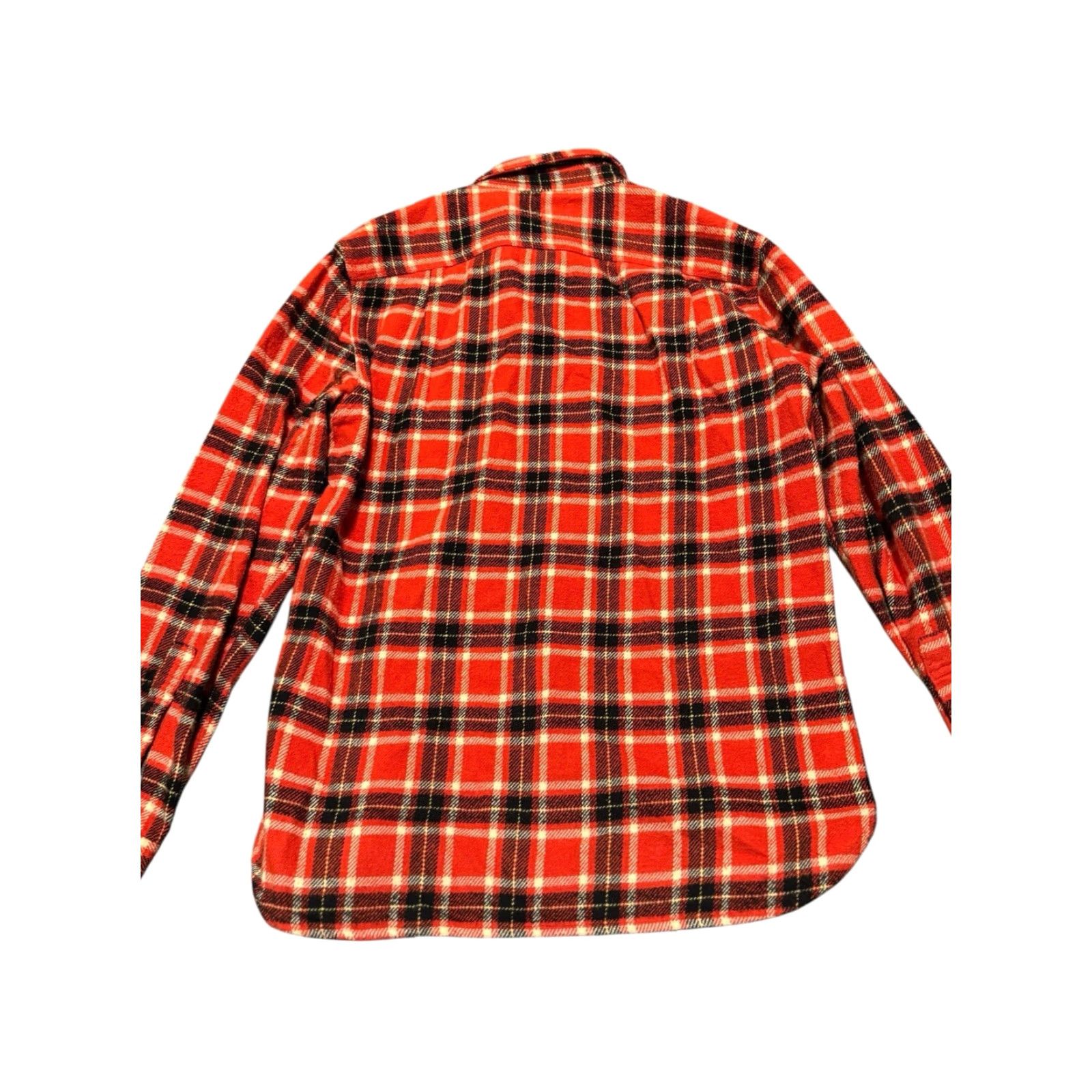 Wallace & Barnes Wallace & Barnes Heavyweight Flannel Shirt Plaid Men S Regular Cotton Multicolor Long Sleeve Button-Up with Pockets Size US S / EU 44-46 / 1 - 7 Thumbnail