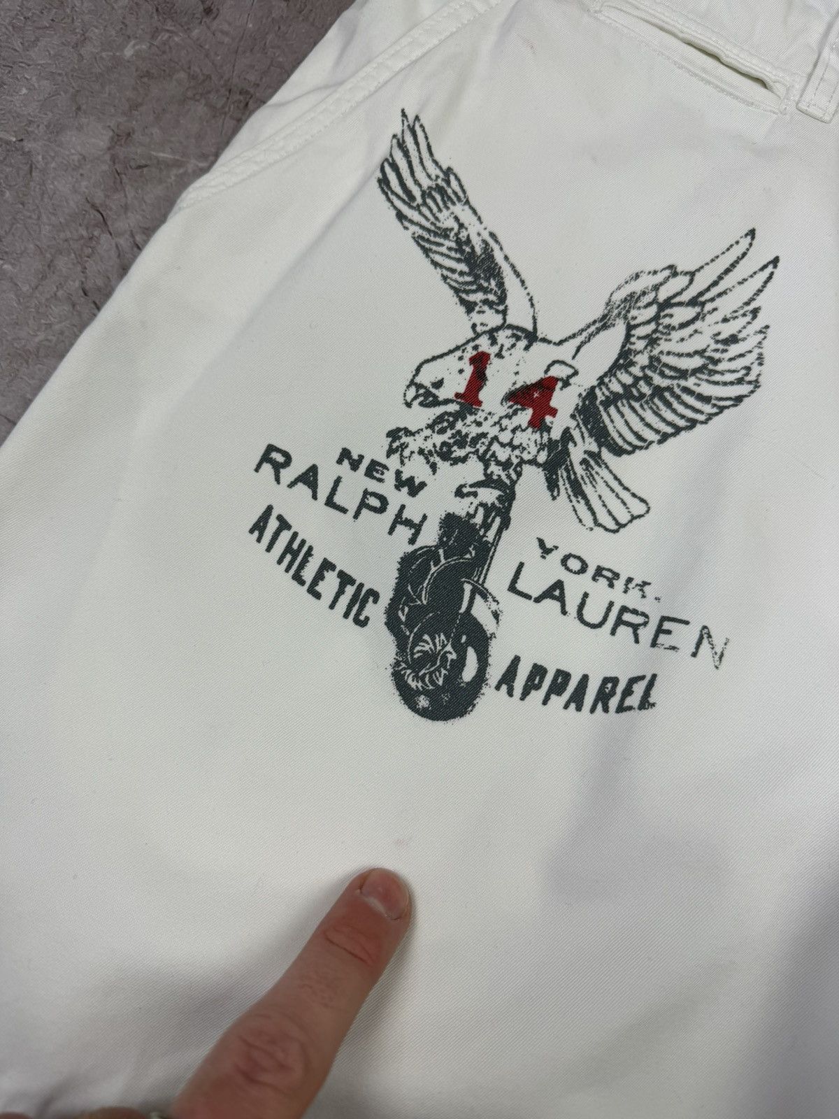 Polo Ralph Lauren VTG Style Polo Ralph Lauren Boxing Club Shorts White Size US 34 / EU 50 - 8 Thumbnail