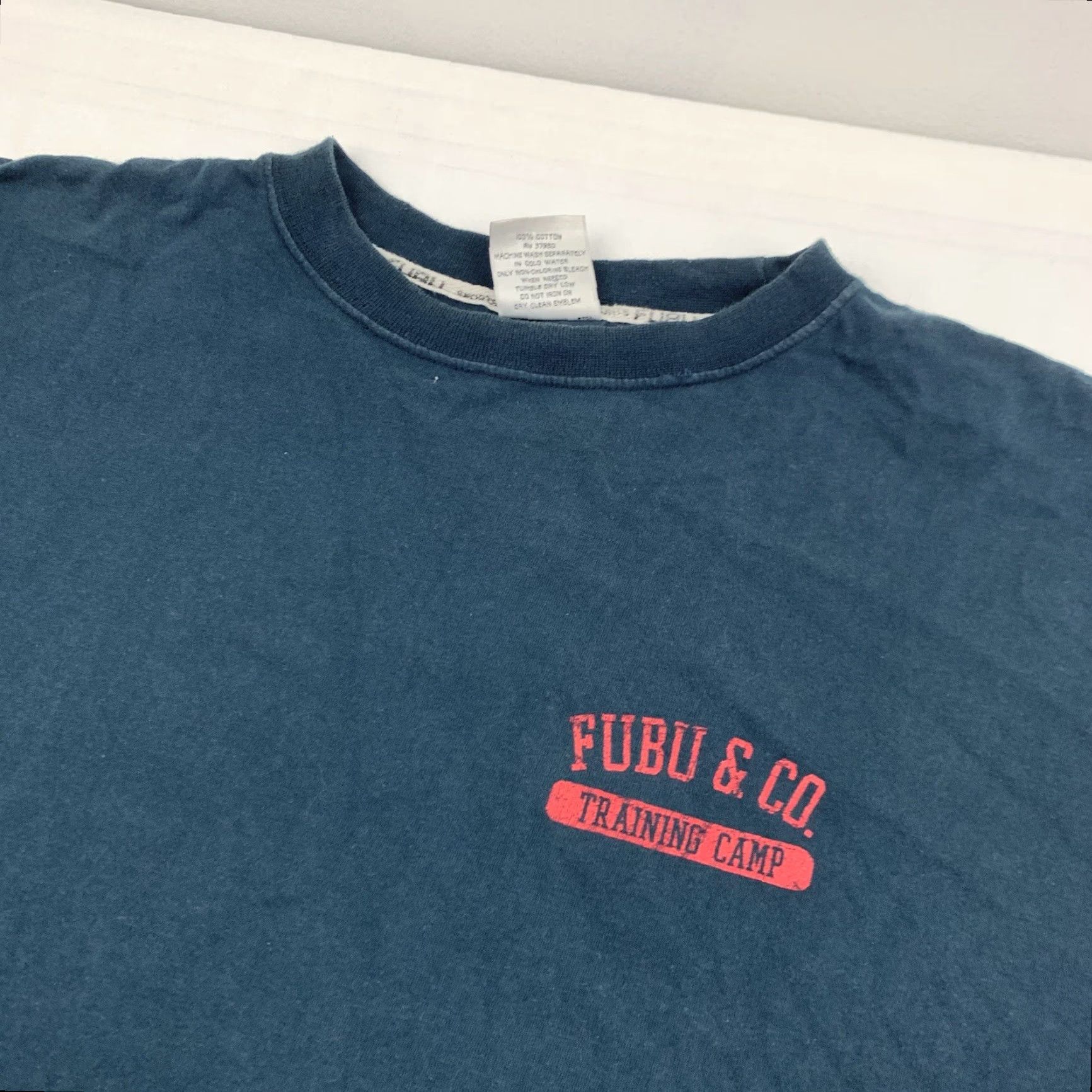 Fubu VINTAGE Fubu Training Camp T Shirt Adult XL Black 90s Y2K Fubu Collection Mens Shirt XL Black 90s Y2K Size US XL / EU 56 / 4 - 5 Thumbnail
