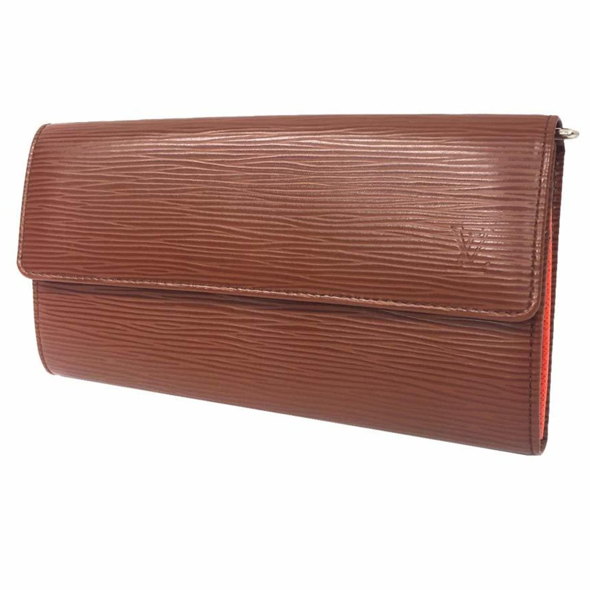 Louis Vuitton Louis Vuitton Epi Long Wallet Portefeuille Sarah M60321 Cocoa Size ONE SIZE - 1 Thumbnail