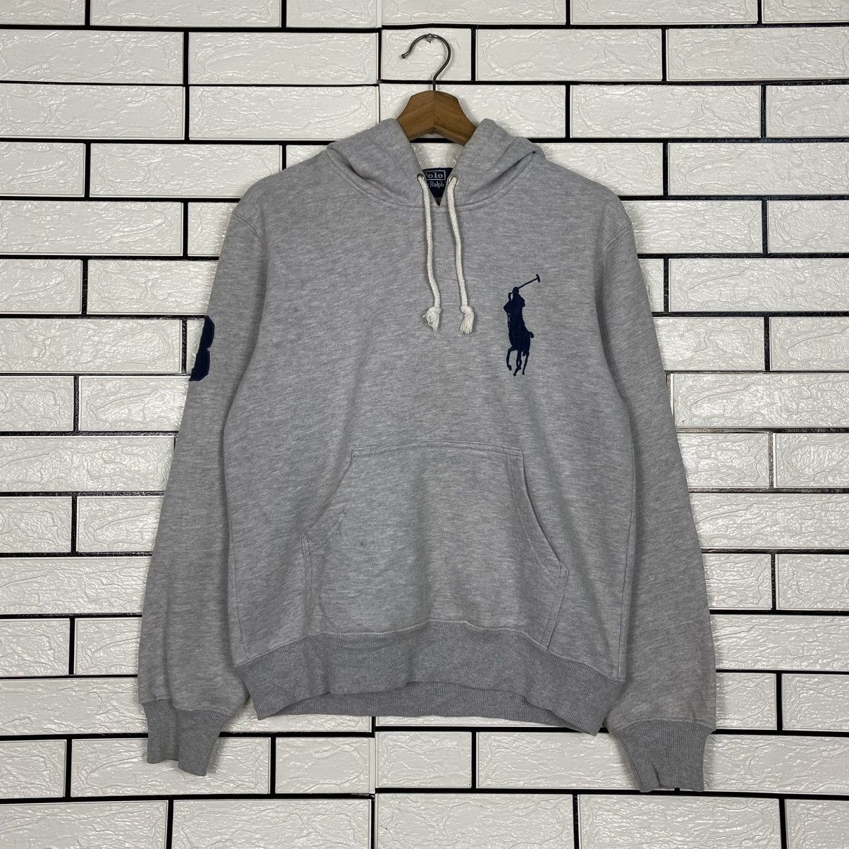 Polo Ralph Lauren 📌Vintage Hoodie Pull Over Polo Ralph Lauren Big Pony Size US S / EU 44-46 / 1 - 12 Thumbnail
