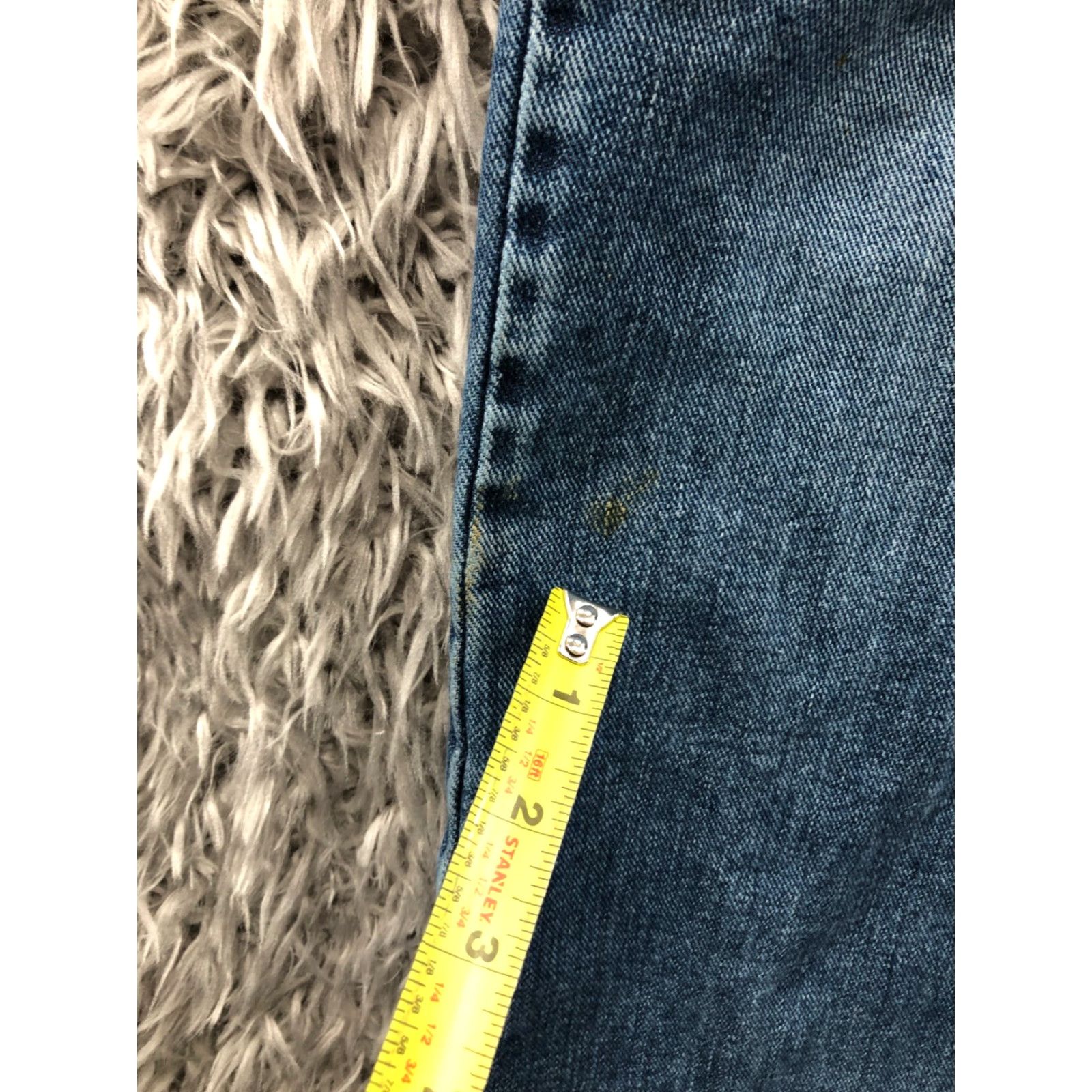 Lee Lee Jeans Regular 14 Womens Medium Wash Blue High Rise Straight Denim 5-Pocket Classic Fit Womens Jeans - Blue 30in Inseam Belt Loops Cotton Size 36" / US 14 / IT 50 - 5 Thumbnail