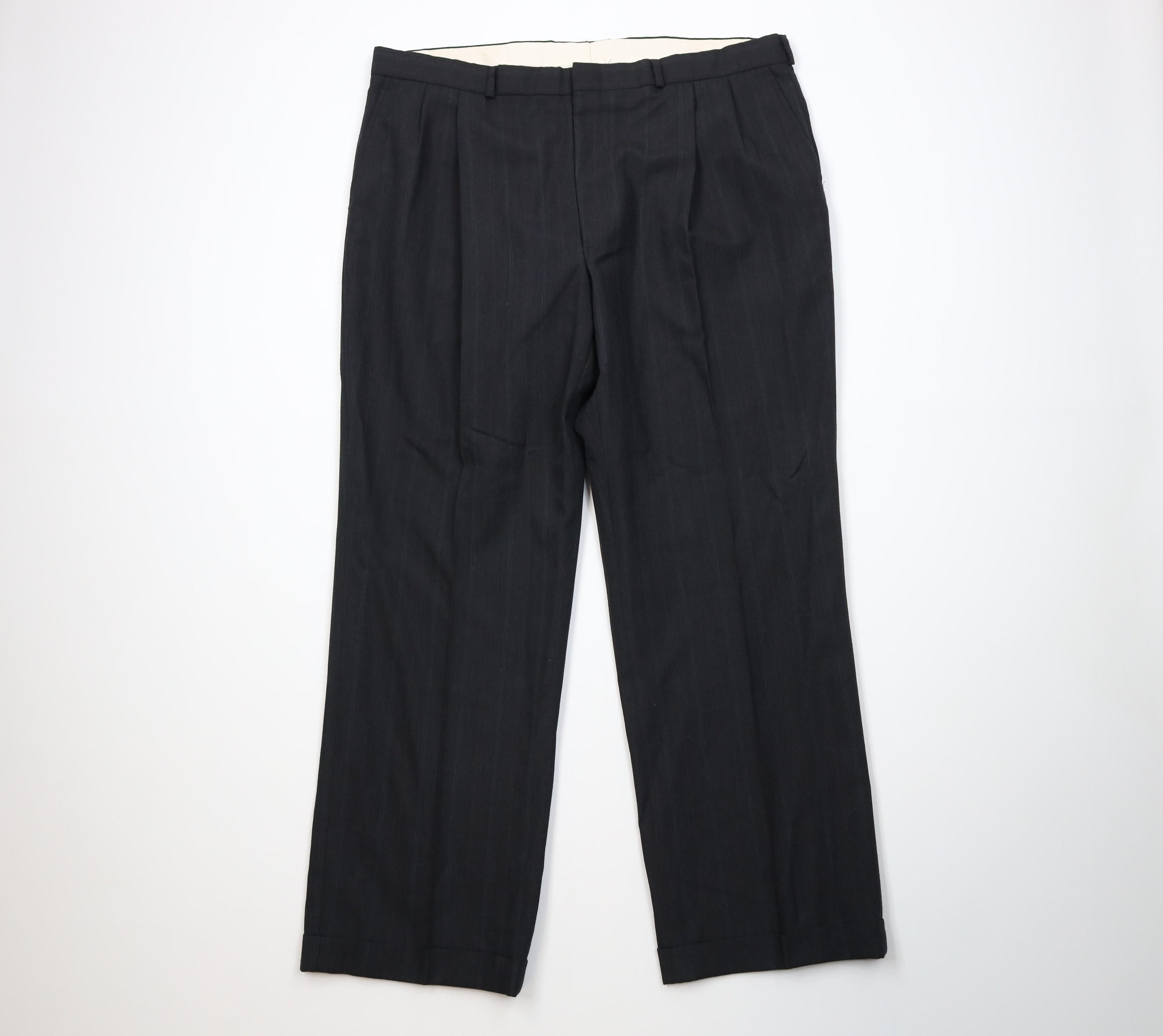 Vintage Vintage 70s Streetwear Knit Striped Wide Leg Chino Pants USA Size US 40 / EU 56 - 1 Thumbnail