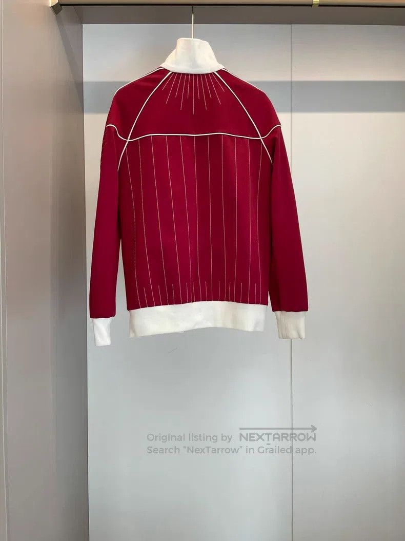 Valentino Valentino Red long-sleeved coat Size M / US 6-8 / IT 42-44 - 2 Thumbnail