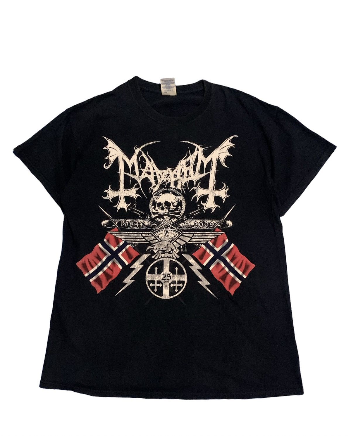 Band Tees × Vintage Vintage 00s Mayhem 25 Years Anniversary Shirt Size US M / EU 48-50 / 2 - 1 Thumbnail