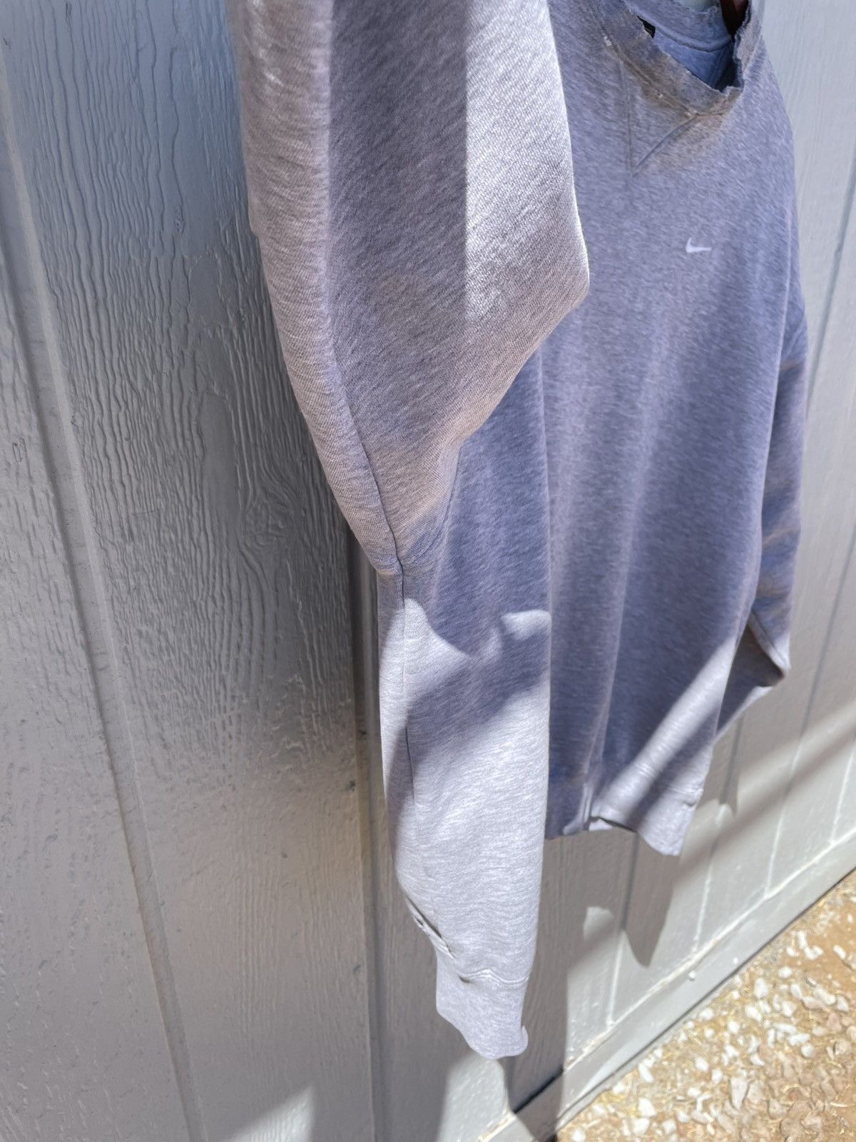 Nike Vintage 90s Nike Swoosh Gray Crew Neck long sleeve XXL Size US XXL / EU 58 / 5 - 7 Thumbnail